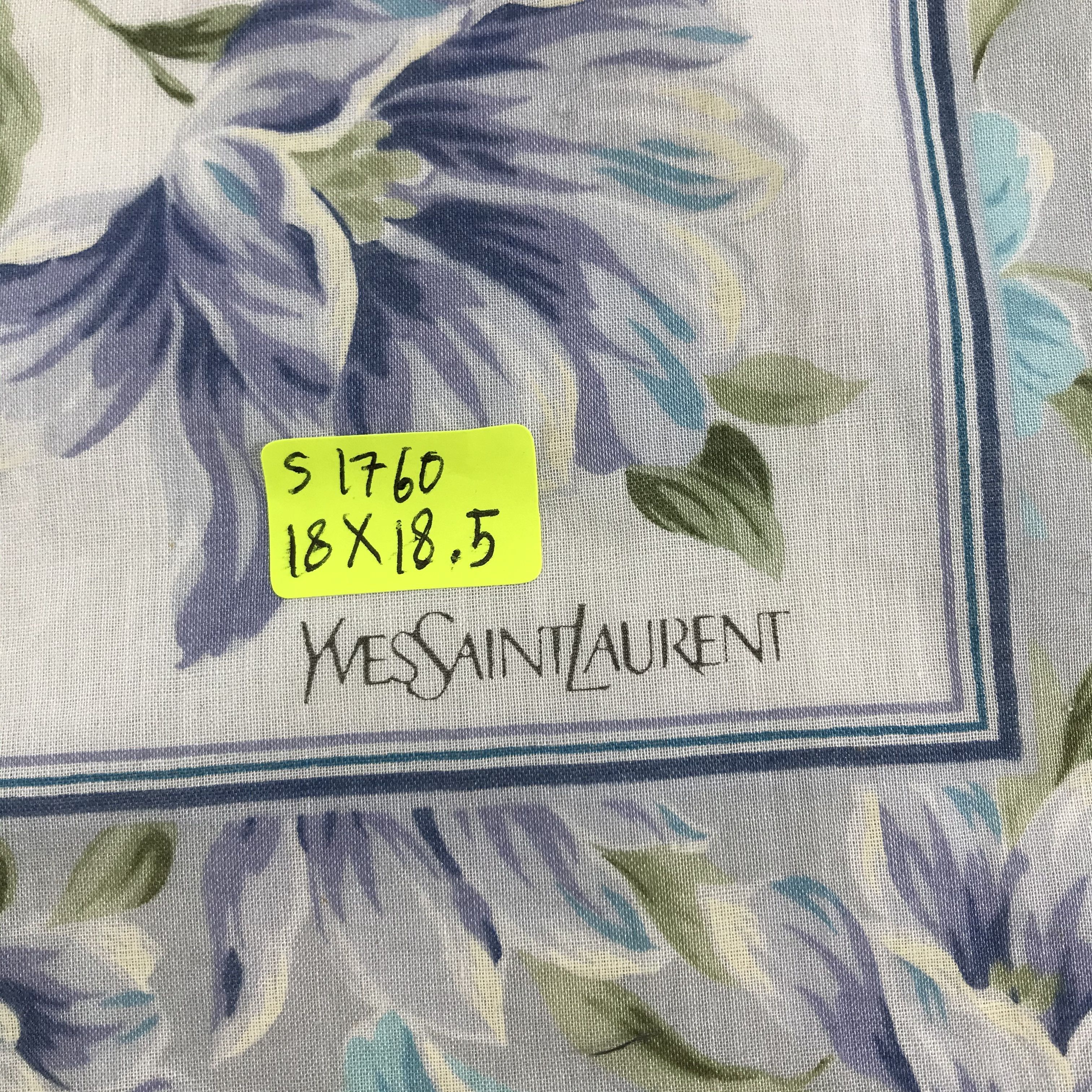 Vintage × Yves Saint Laurent Yves Saint Laurent Bandana / Handkerchief/Neckerchief -S1760 Size ONE SIZE - 5 Thumbnail