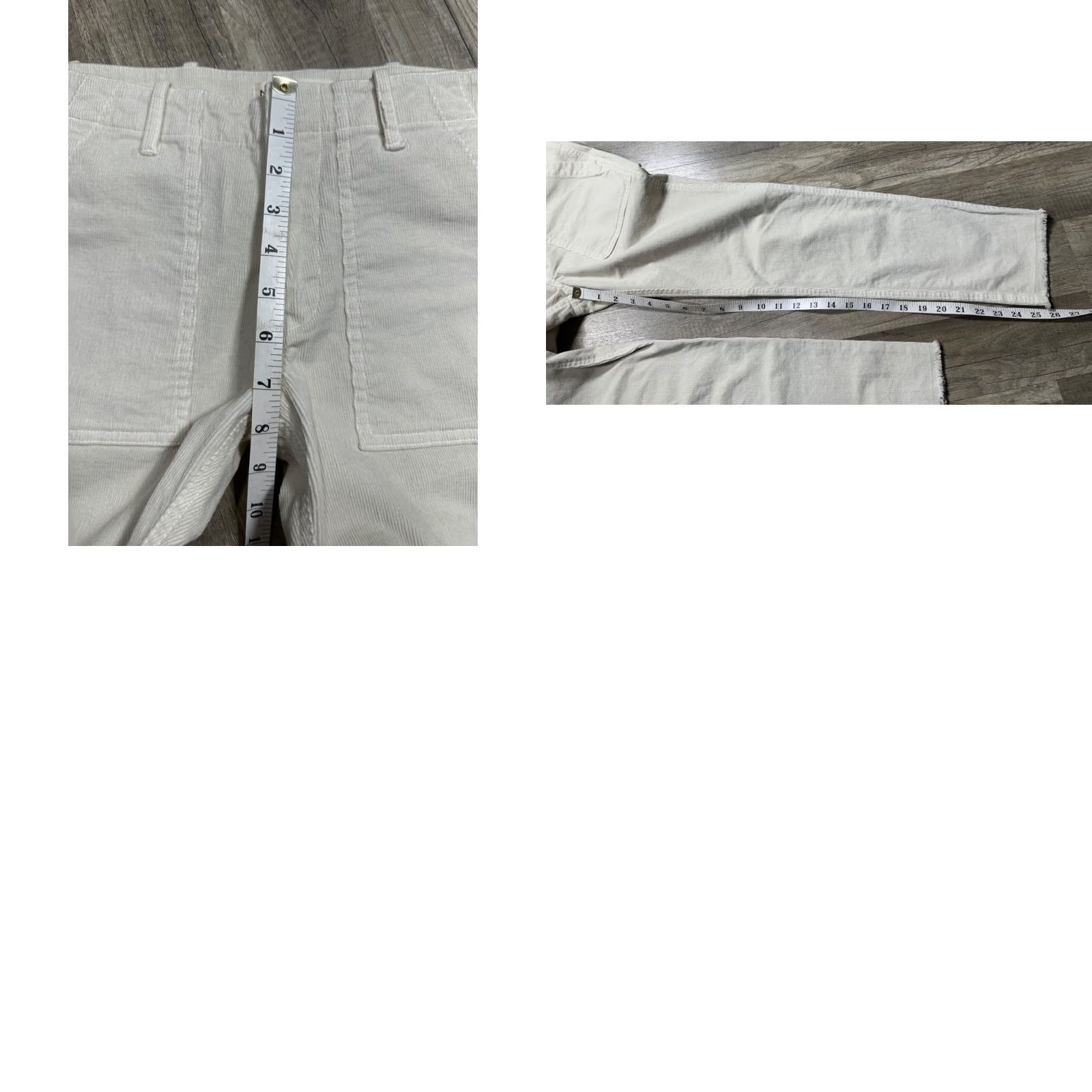 Nili Lotan Nili Lotan Jenna Pant Corduroy Ivory 00 Women Size 24" / US 00 / IT 34 - 10 Thumbnail
