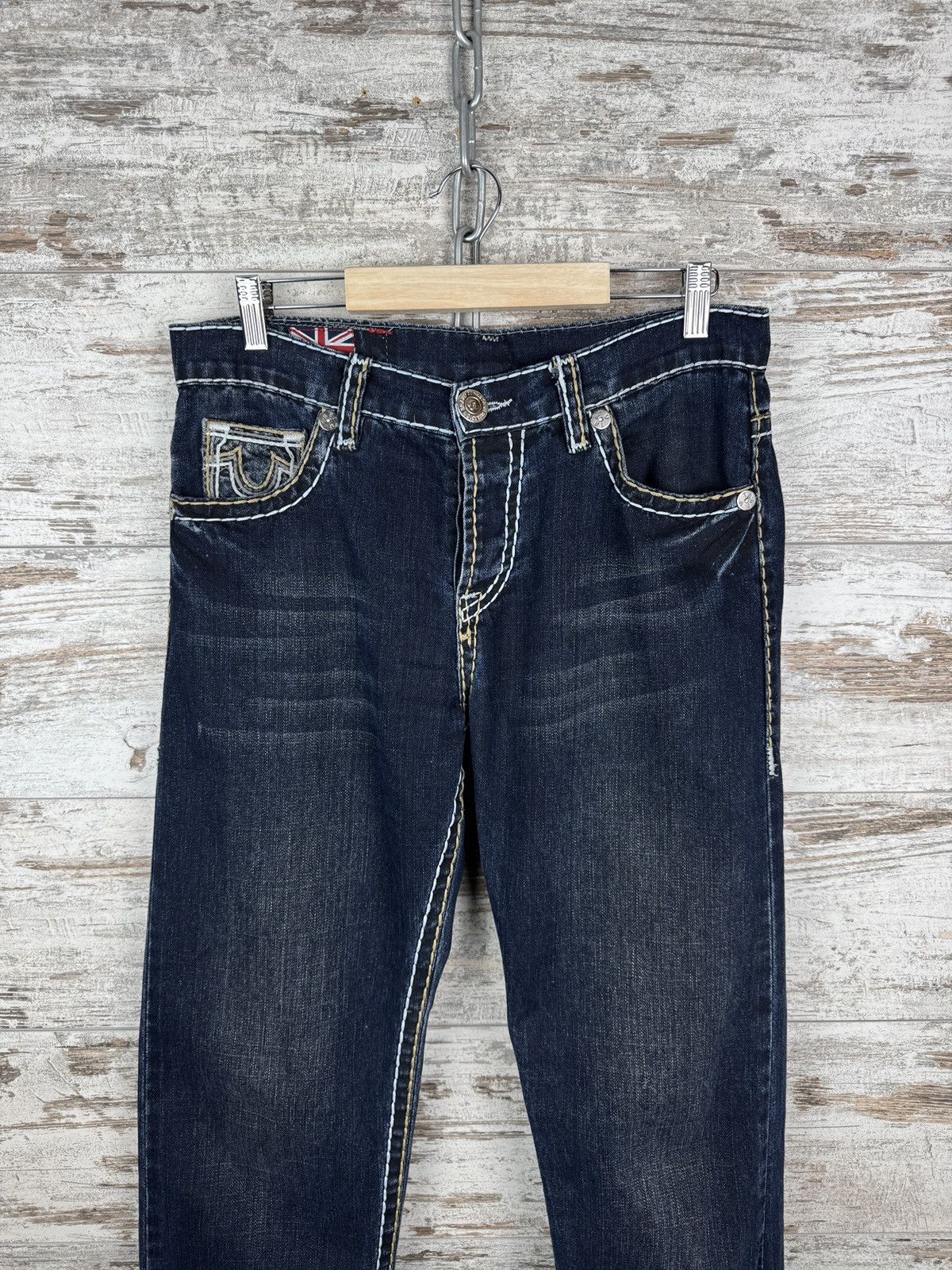 Japanese Brand × True Religion × Vintage Mens Vintage True Religion jeans Japanese denim baggy rare Size US 31 - 4 Thumbnail