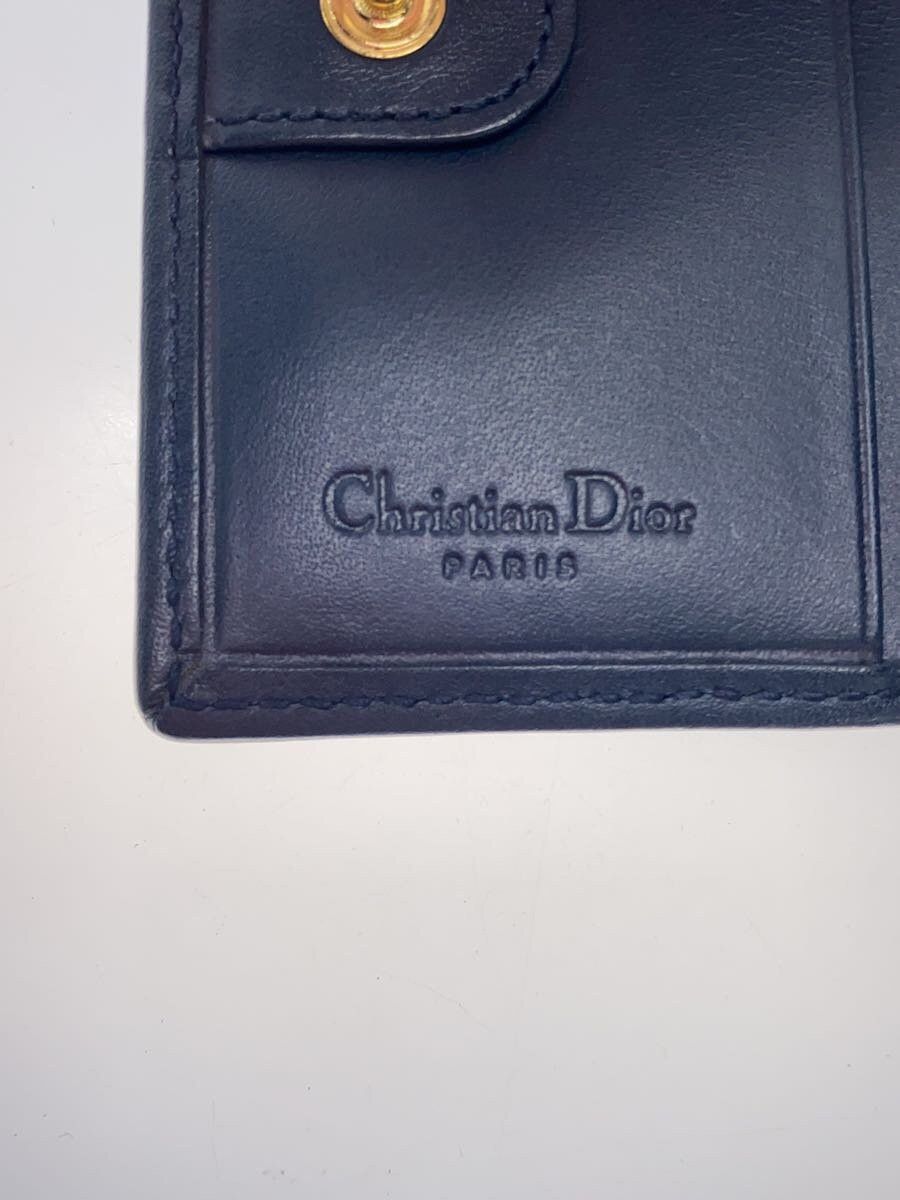 Dior Dior Monogram Canvas Bi-Fold Wallet Blue Size ONE SIZE - 3 Thumbnail