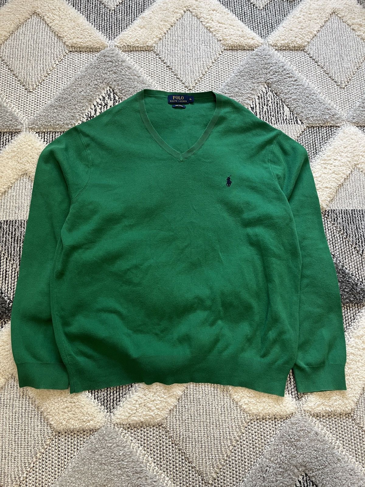 Polo Ralph Lauren × Ralph Lauren × Vintage POLO RALPH LAUREN SWEATER Size US XL / EU 56 / 4 - 1 Thumbnail