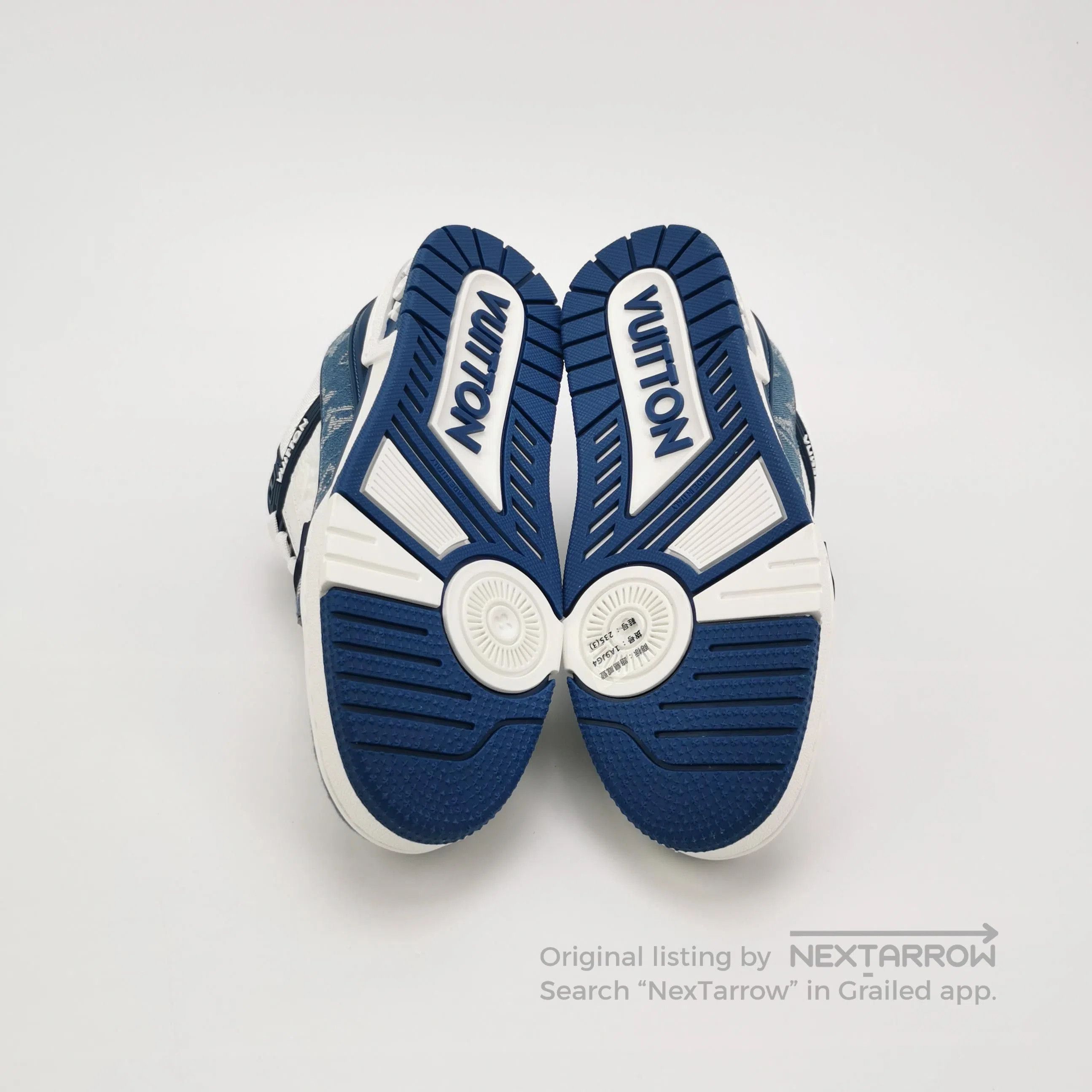 Louis Vuitton louis vuitton denim trainer . Size US 5.5 / EU 38 - 4 Thumbnail