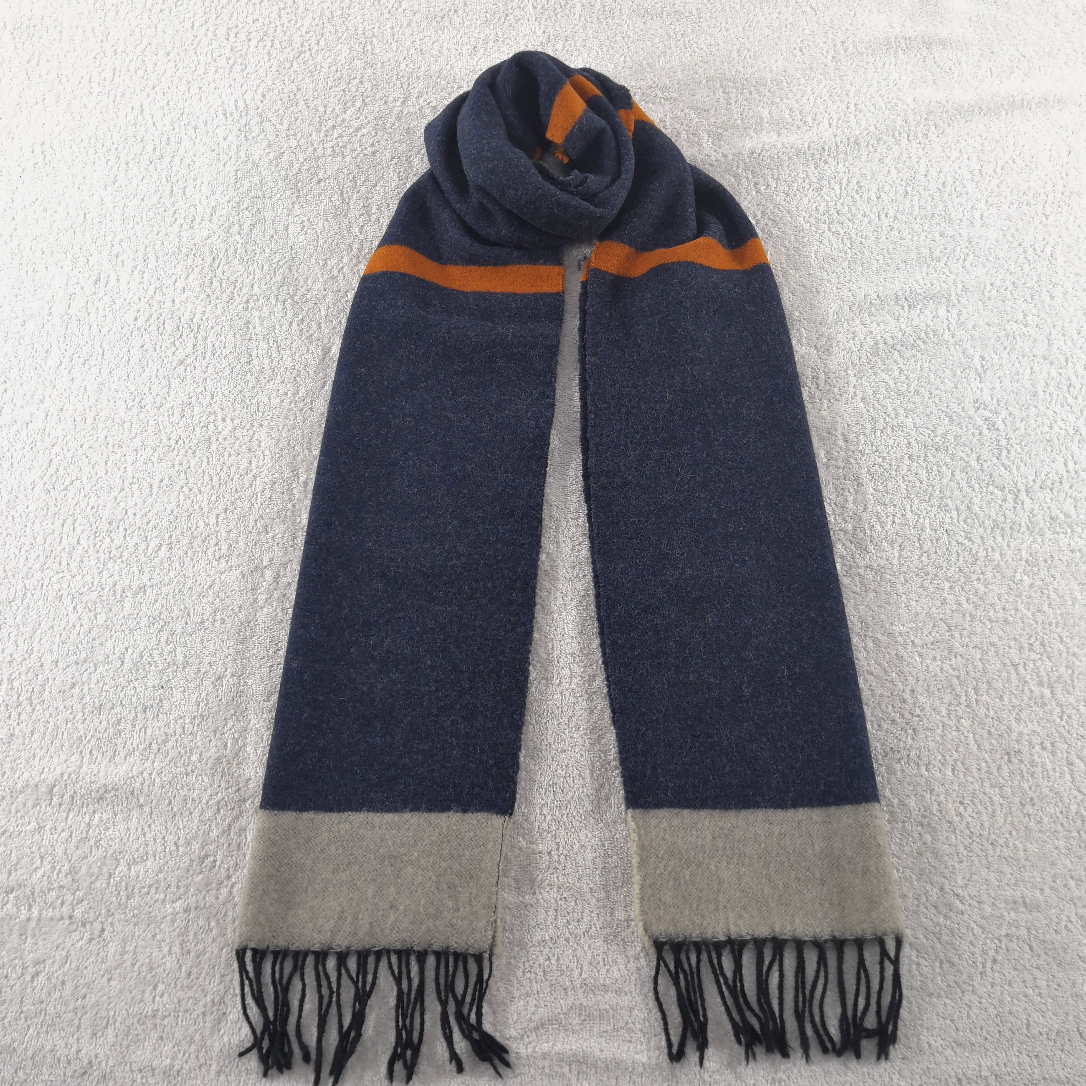 Japanese Brand Vintage Wool Italian Scarf Wool Cashmere Scarves . Size ONE SIZE - 1 Thumbnail