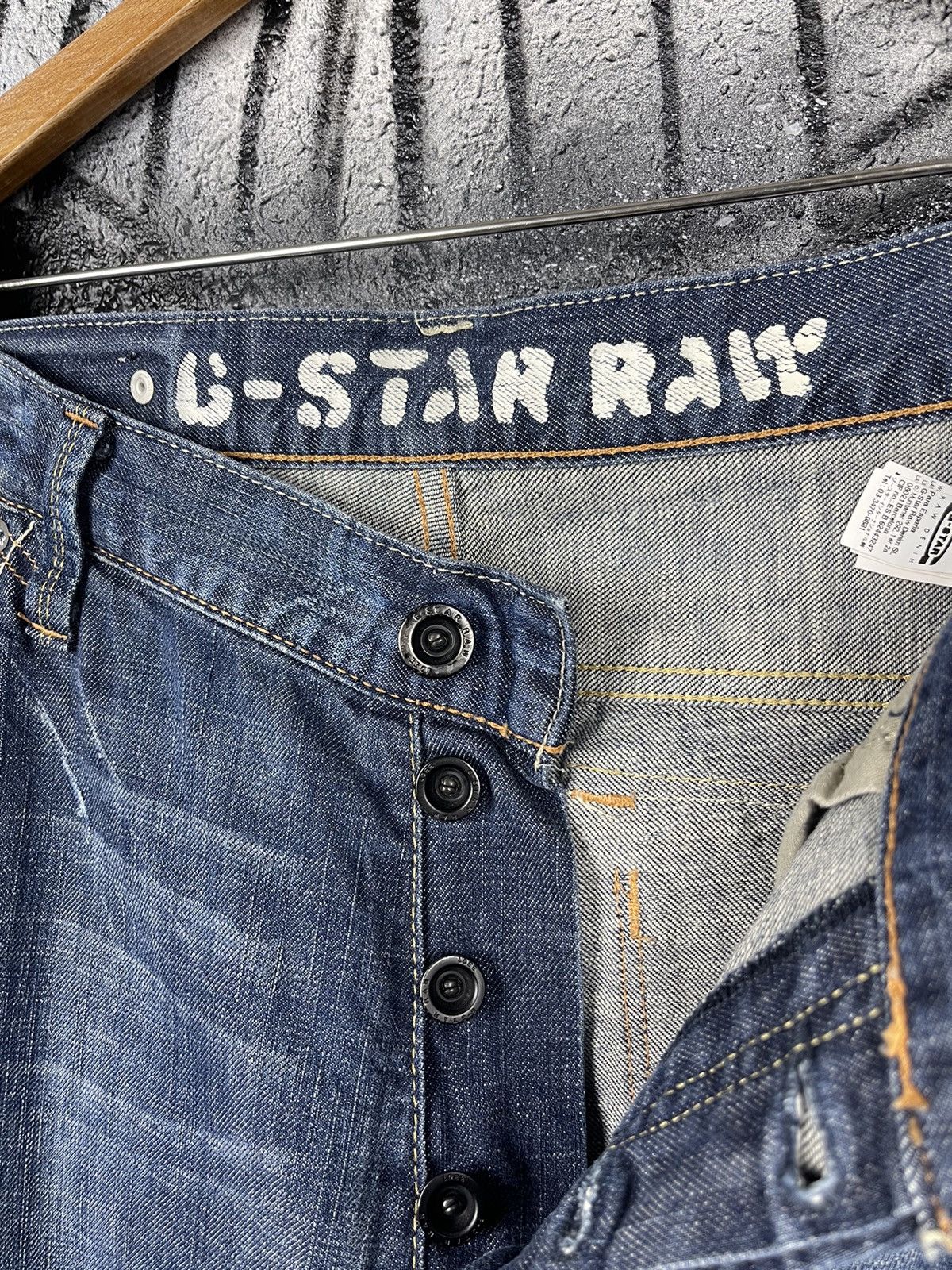 G-Star G-Star RAW Limit Regular Cotton Blue Denim Wide Leg Jeans Men’s Size W34 L34 Size US 34 / EU 50 - 12 Thumbnail