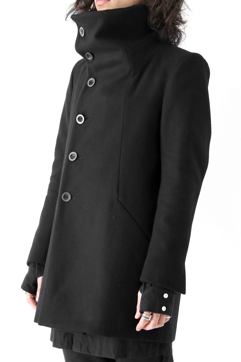 The Viridi-anne 17AW Melton High Neck Coat - JP 2 Fits US M-S Size US M / EU 48-50 / 2 - 20 Thumbnail
