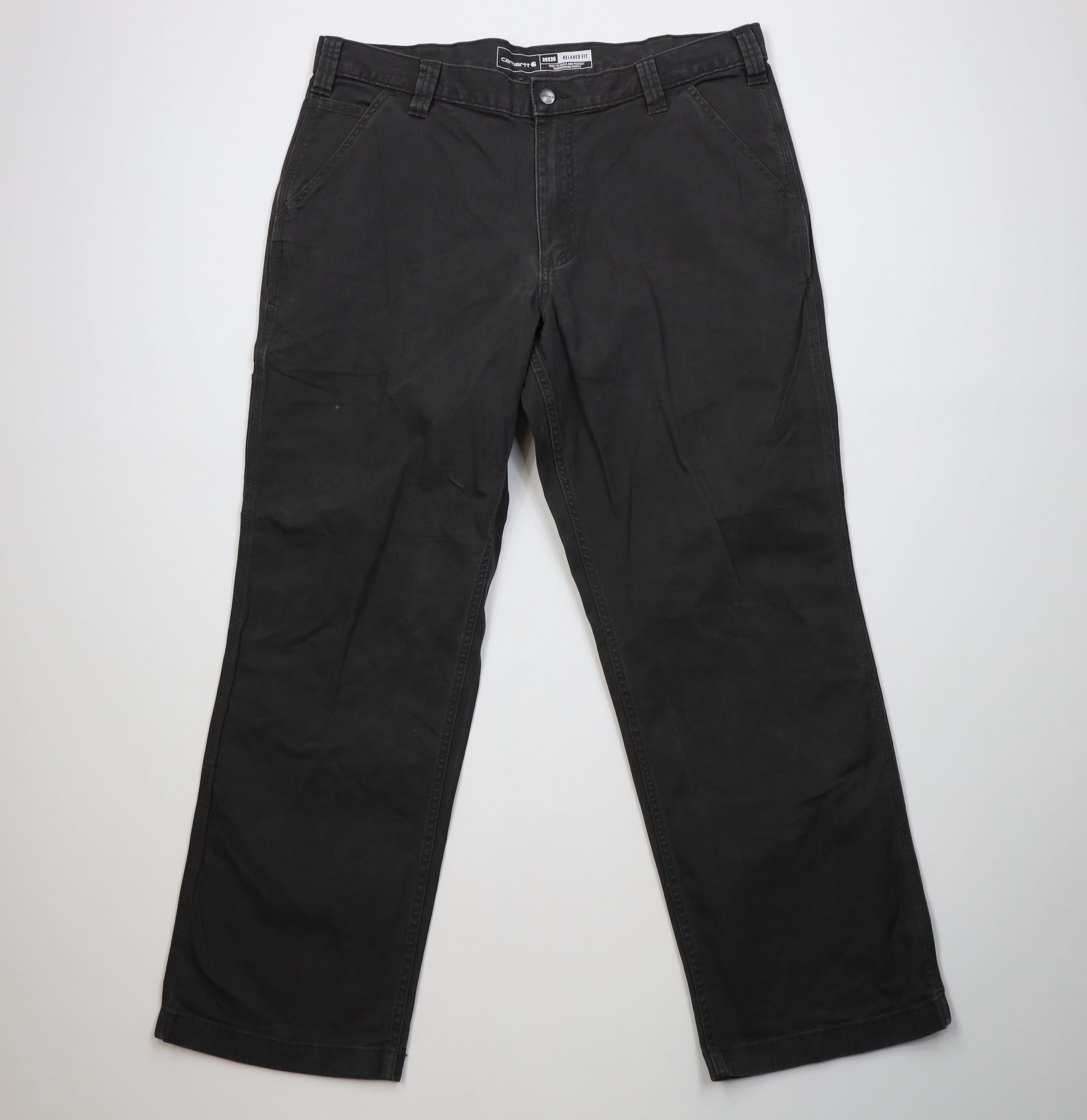 Carhartt Vintage Y2K Carhartt Relaxed Wide Leg Dungaree Pants Gray Size US 38 / EU 54 - 1 Thumbnail