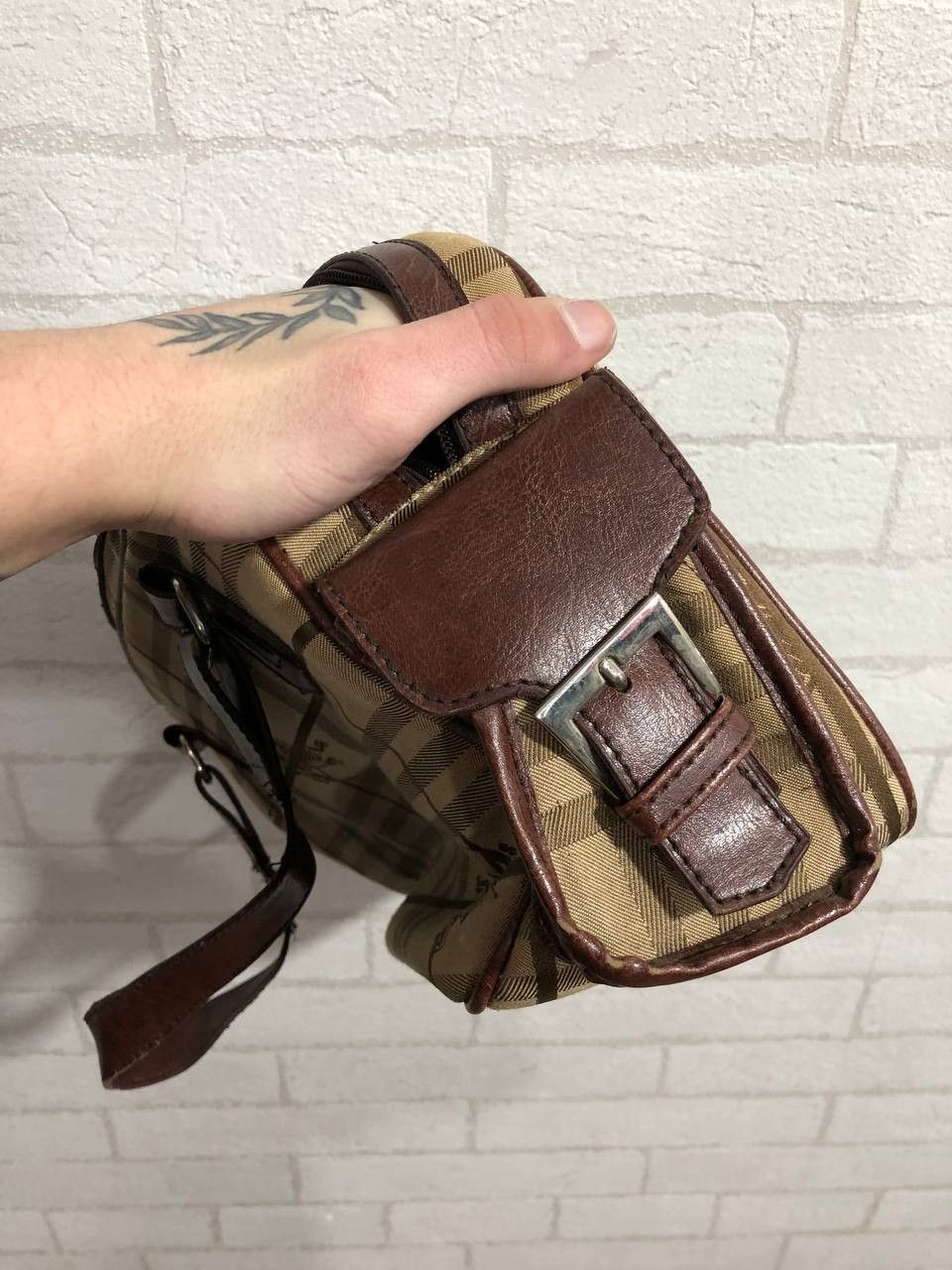 Burberry × Vintage Vintage Burberry Nova Check Bag Size ONE SIZE - 7 Thumbnail
