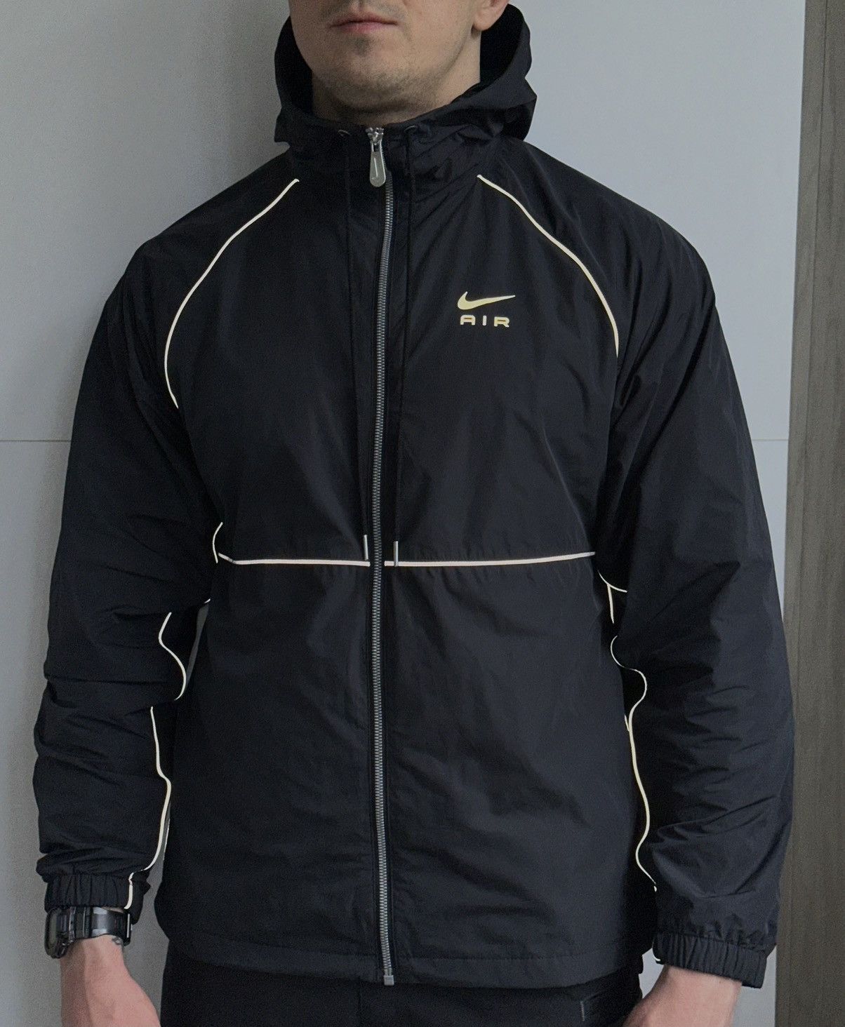 Nike Nike Air Full-Zip Hooded Woven Jacket Black Reflect Size S Size US S / EU 44-46 / 1 - 3 Thumbnail