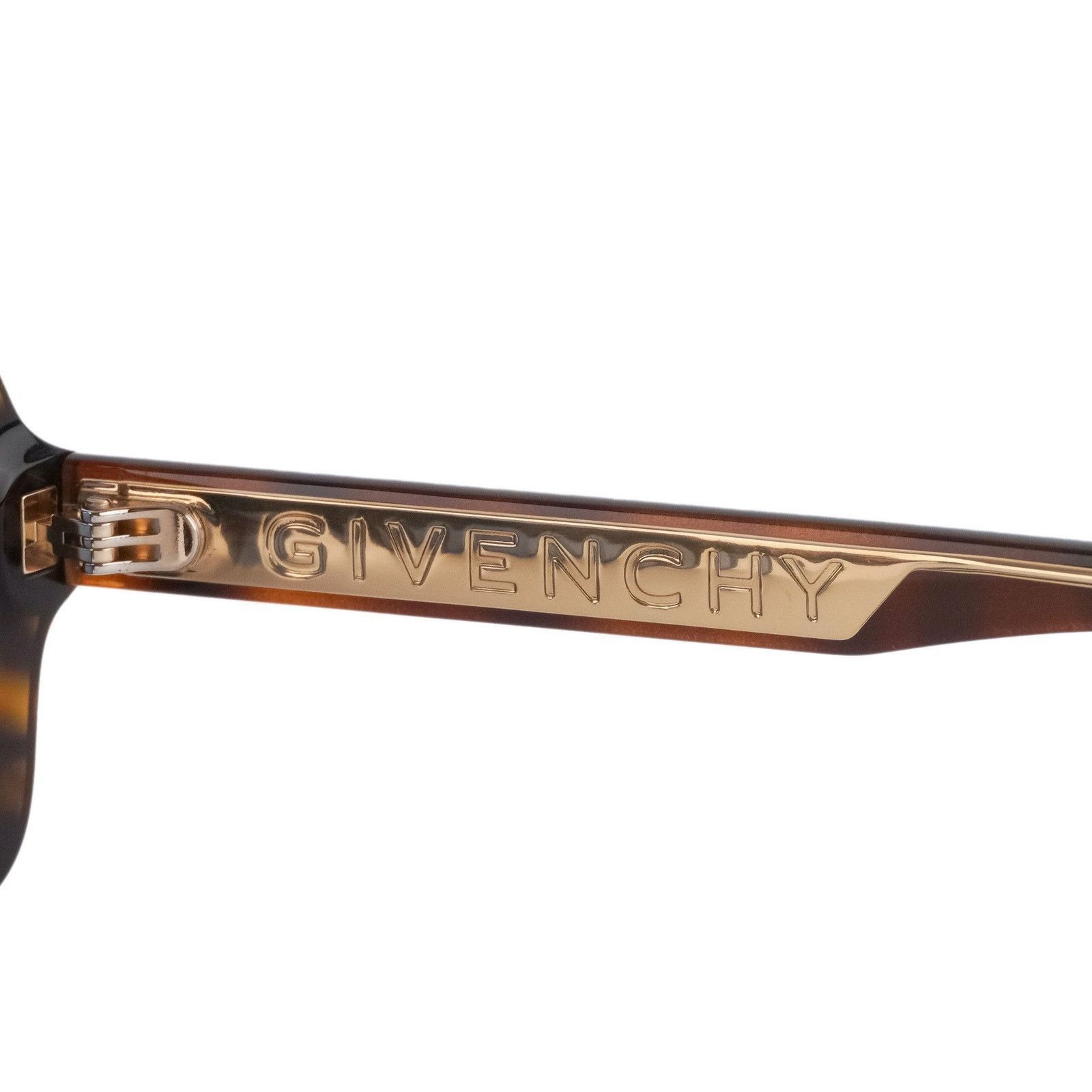 Givenchy Givenchy GV7153 Gold Logo Rectangular Optyl Brown Sunglasses Size ONE SIZE - 6 Thumbnail