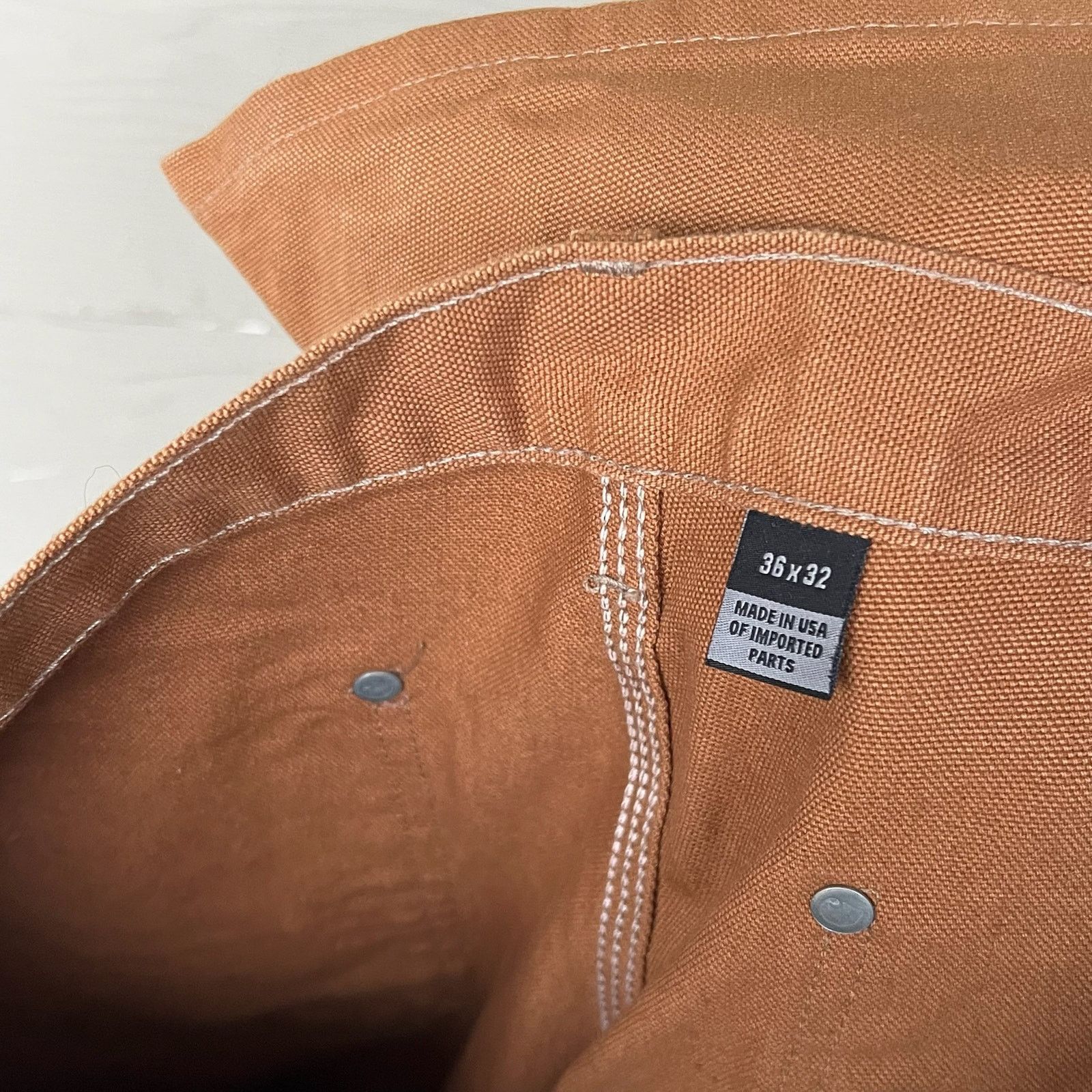 Carhartt × Vintage Carhartt brown double knee work wear carpenter pants Size US 34 / EU 50 - 6 Thumbnail