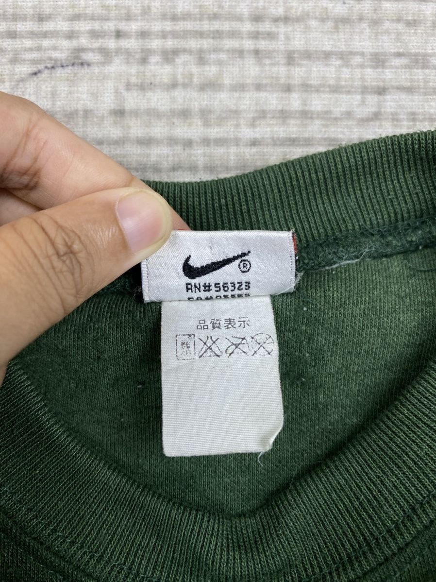 Japanese Brand × Nike Vintage 90s Nike Big Swoosh Sweatshirt Size US M / EU 48-50 / 2 - 7 Thumbnail