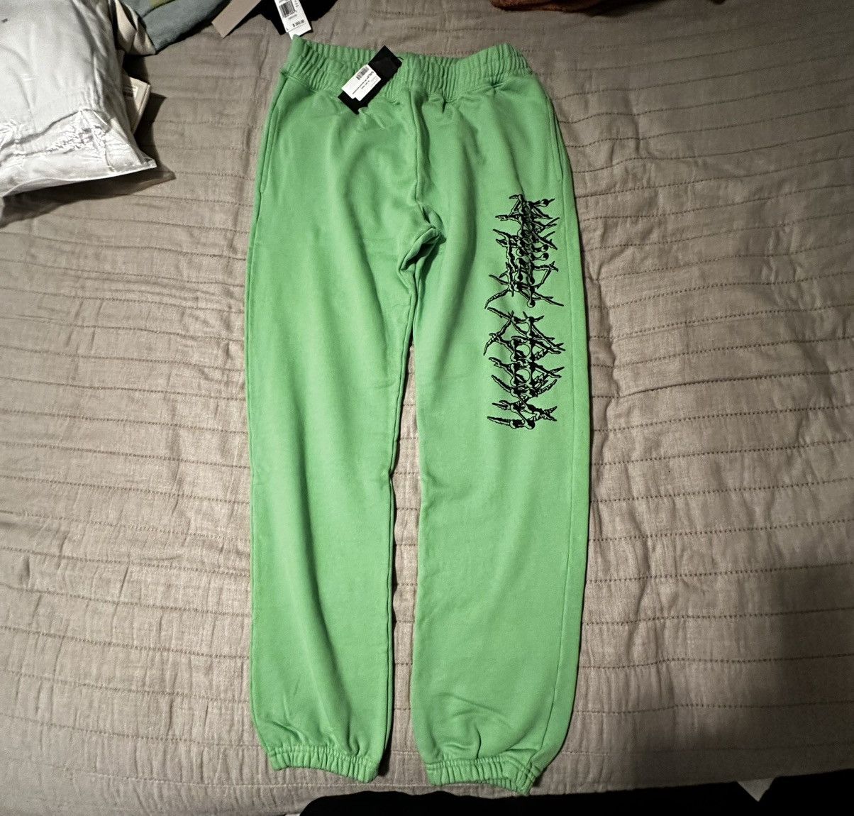 Boiler Room Boiler Room Gnarcore Green Sweatpants Size US 38 / EU 54 - 1 Thumbnail