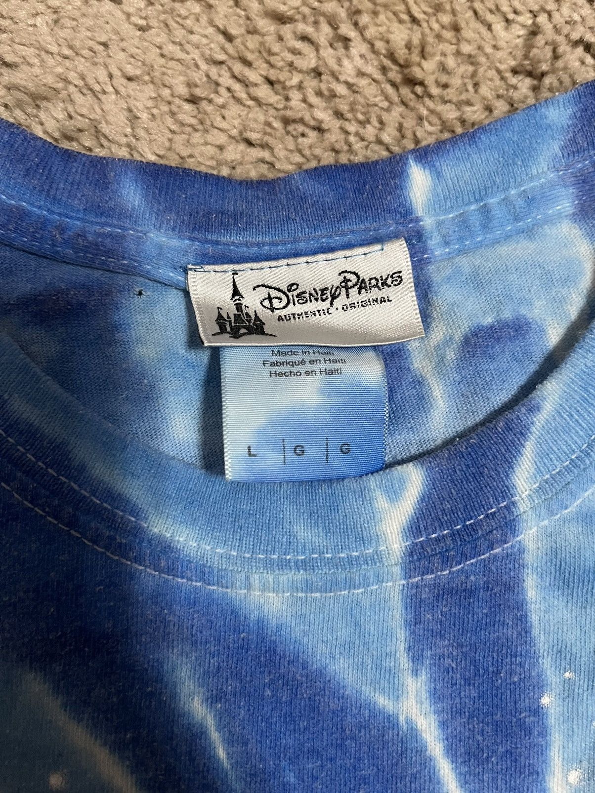 Disney vintage 2015 Walt Disney World souvenir tie-dye T-shirt Size US L / EU 52-54 / 3 - 3 Thumbnail