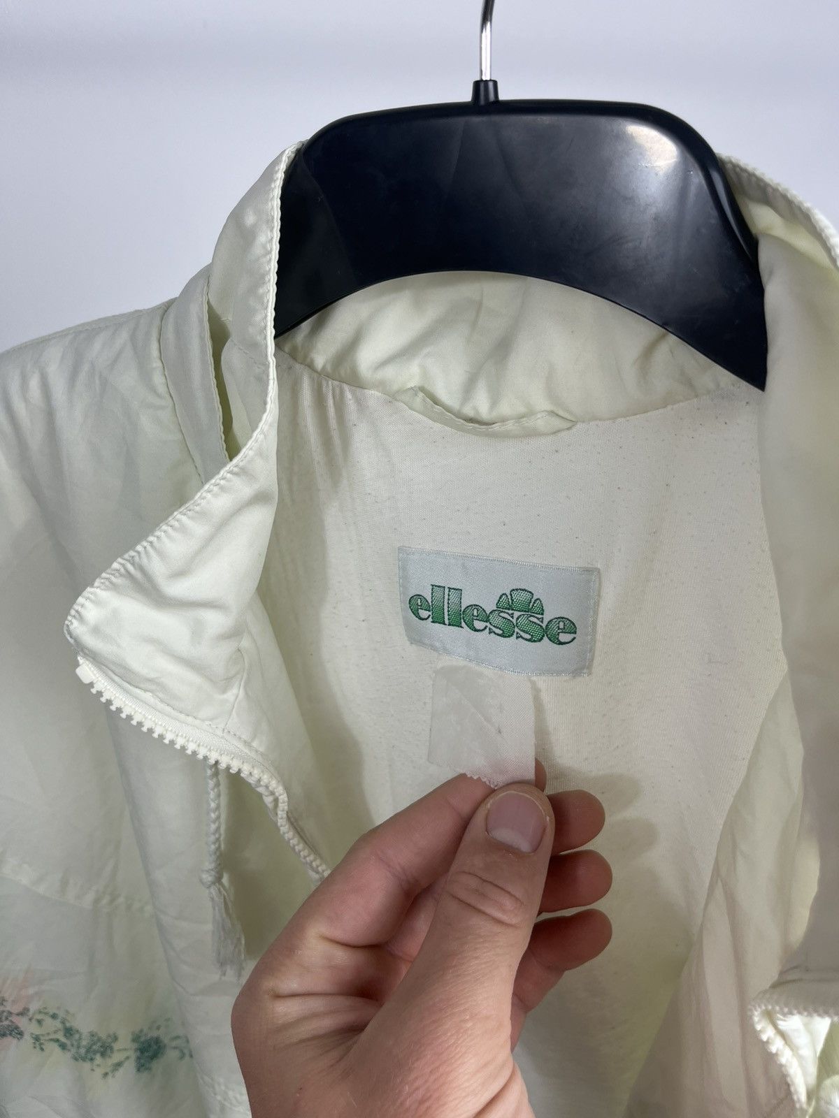 Vintage Ellesse Pastel Windbreaker Jacket 90s Style