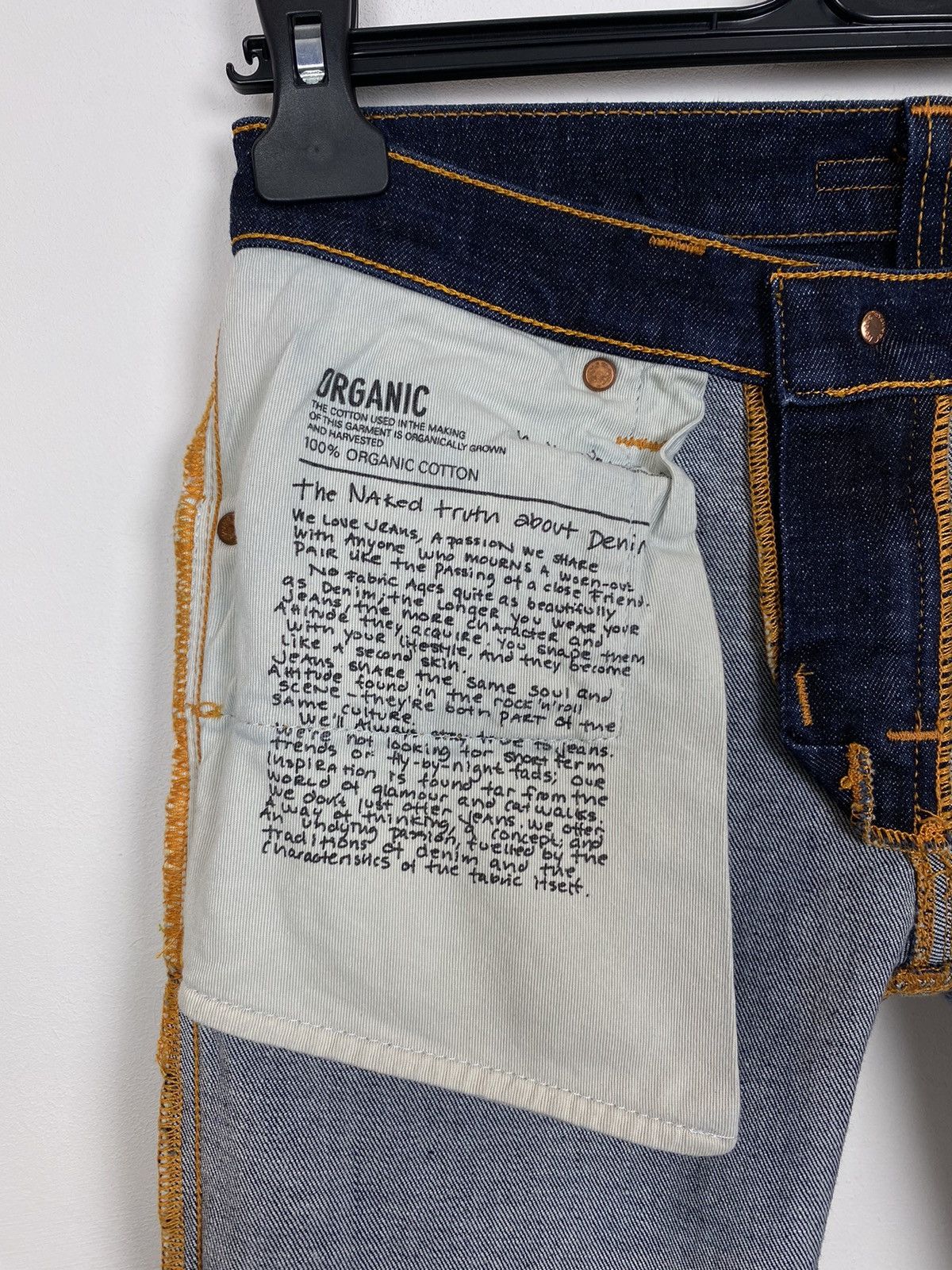 Nudie Jeans Nudie Jeans Organic Cotton Navy Indigo Blue Made in Italy Size US 28 / EU 44 - 7 Thumbnail