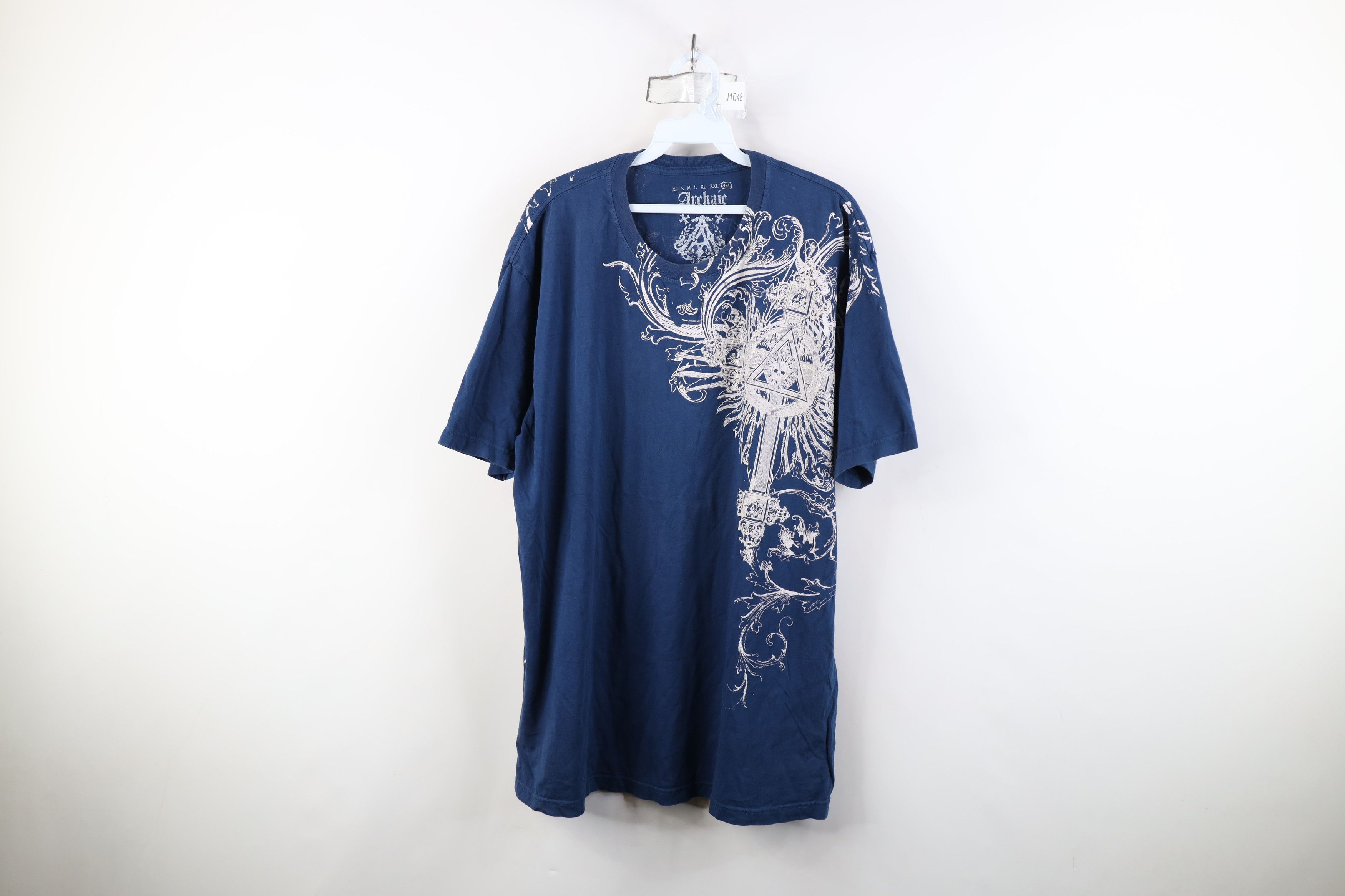 Affliction Vintage Affliction Tribal Cross Skull UFC MMA T-Shirt USA Size US XXL / EU 58 / 5 - 1 Thumbnail