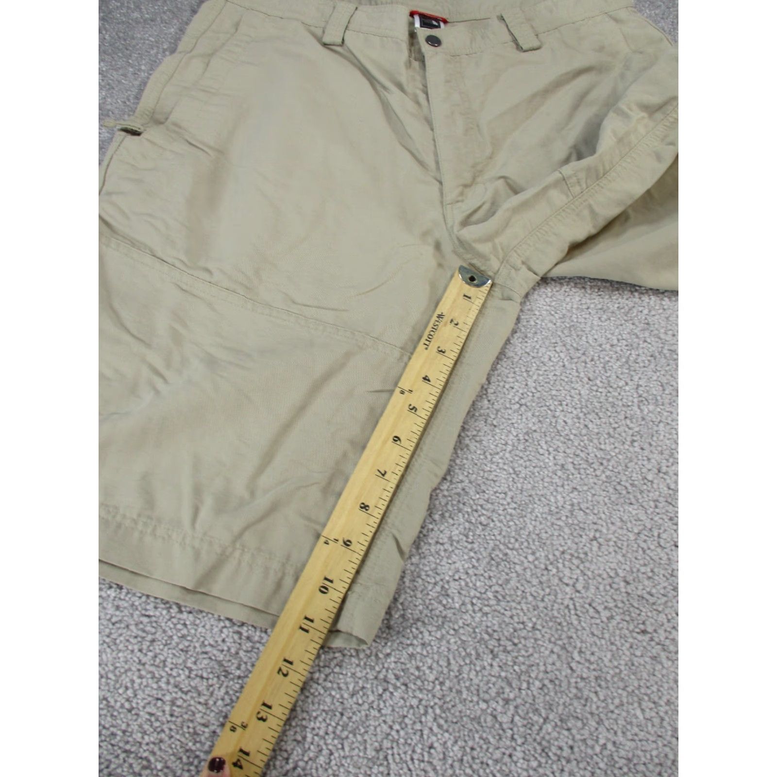 The North Face The North Face Shorts Mens 36 Beige Khaki Nylon Lightweight Hiking Chino Casual 90s Outdoor Mens Size US 36 / EU 52 - 3 Thumbnail