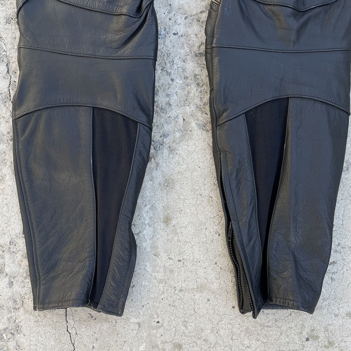 Leather × Vintage Vintage Leather Pants Polo Moto 90s Y2K Style USA Size US 34 / EU 50 - 9 Thumbnail