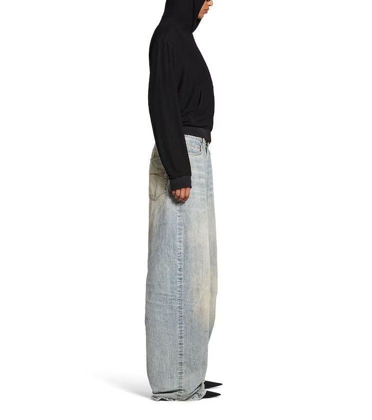 Balenciaga o1bcso1str0426 Pull-Up Pants in Blue Size US 30 / EU 46 - 5 Thumbnail