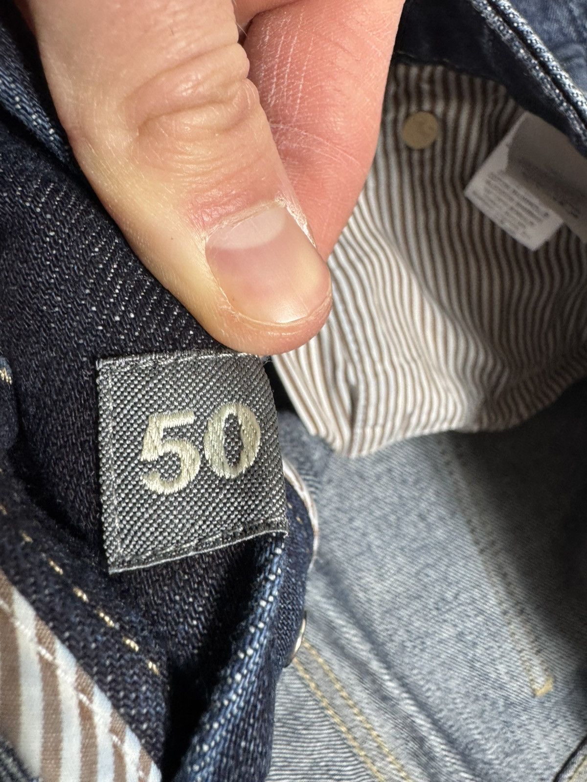 Brunello Cucinelli Brunello Cucinelli Luxury Denim Jeans Vintage Navy Size US 34 / EU 50 - 9 Thumbnail