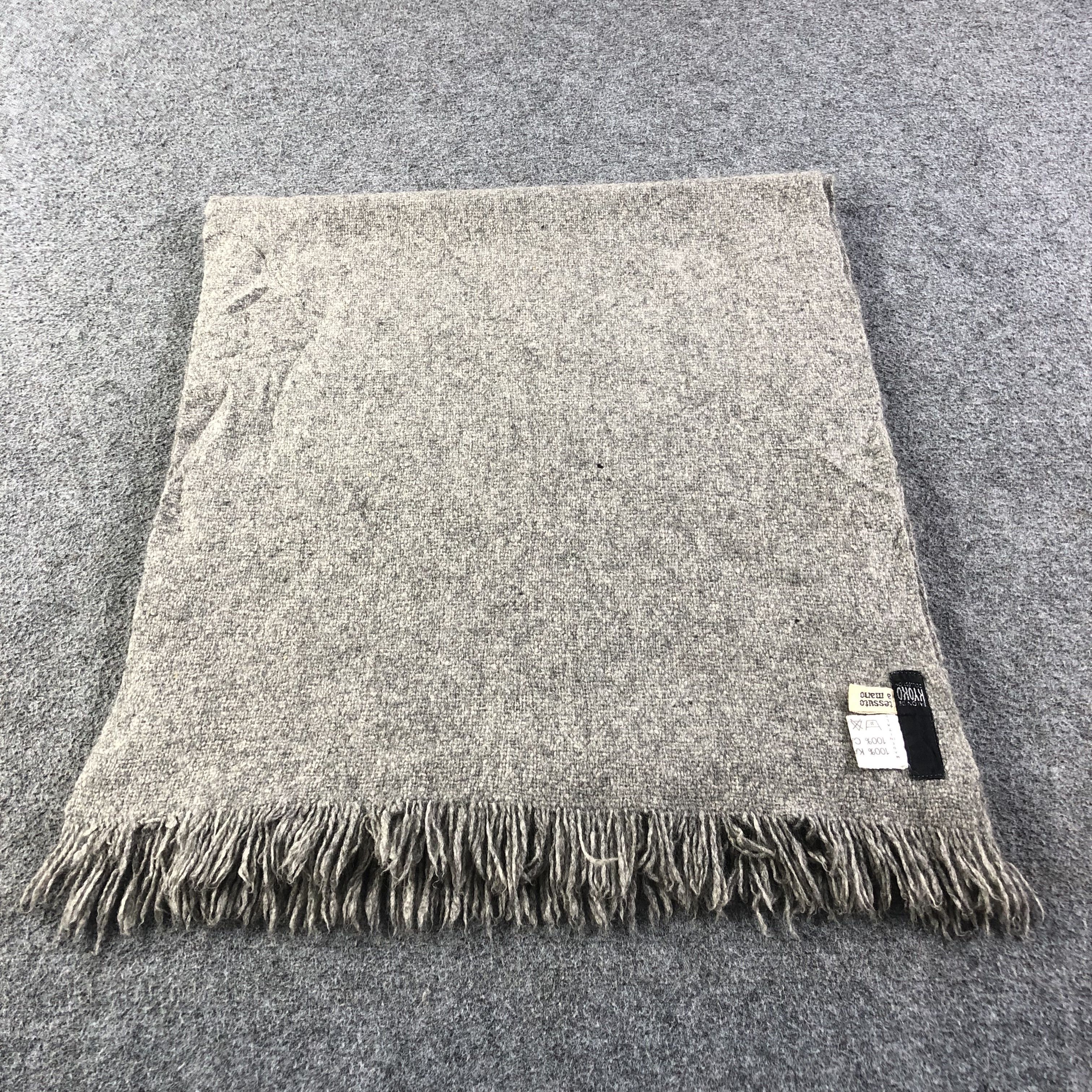 Japanese Brand Salon de Kyoko Tessuto a mano Cashmere Scarf Muffler V1176 Size ONE SIZE - 2 Thumbnail