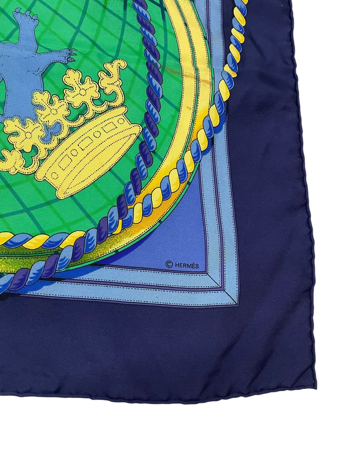 Hermes Vintage HERMES Scarf Size ONE SIZE - 4 Thumbnail