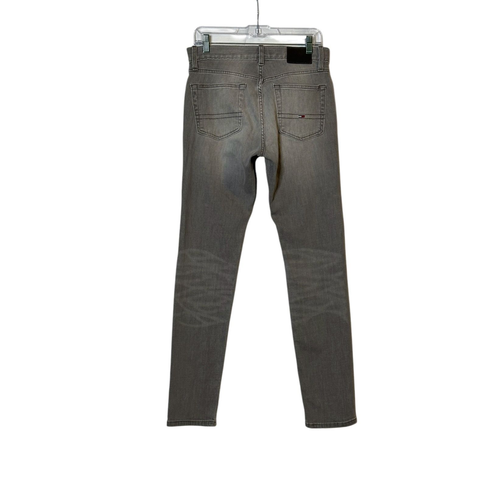 Tommy Hilfiger Tommy Hilfiger men gray slim fit tapered legs jeans size 30 Size US 30 / EU 46 - 10 Thumbnail