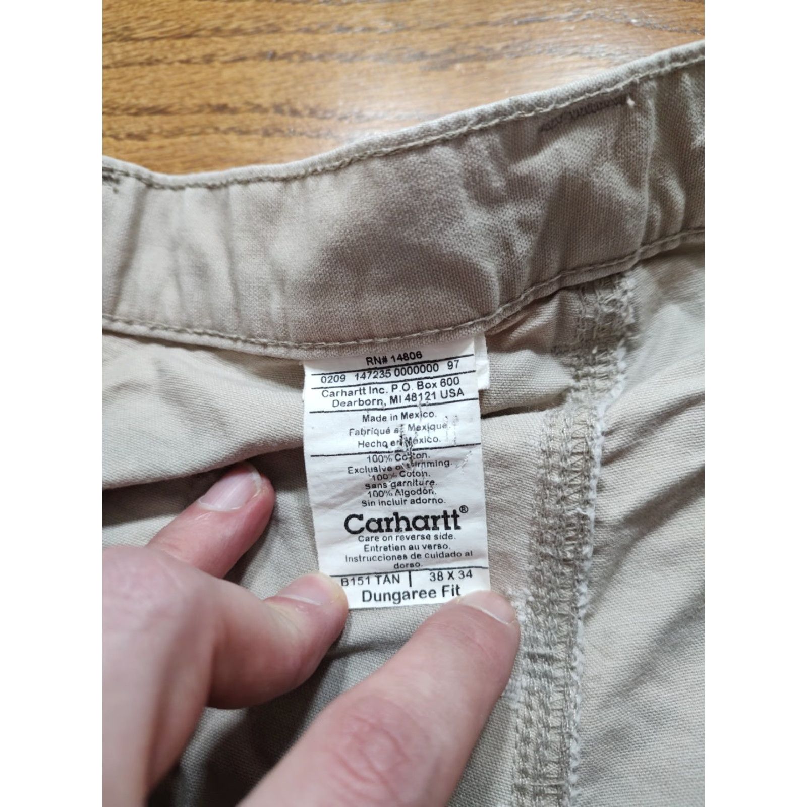 Carhartt VINTAGE Carhartt Pants Carpenter 5-Pocket Straight Leg Dungaree Brown Tie Dye Workwear Mens 38x34 Size US 38 / EU 54 - 6 Thumbnail