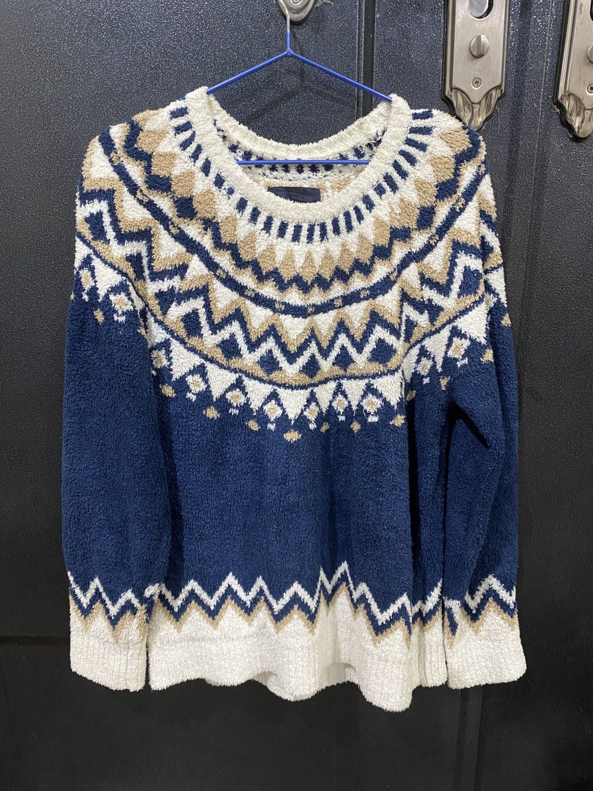 Japanese Brand JAPAN ANTI BALLISTIC NATIVE SOFT FLEECE SWEATER Size US M / EU 48-50 / 2 - 12 Thumbnail