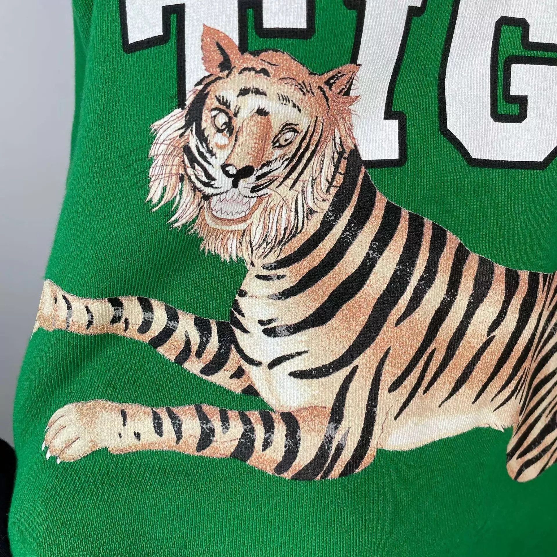 Gucci Gucci Tiger Logo Green S 95New Sweatshirt Size US S / EU 44-46 / 1 - 3 Thumbnail