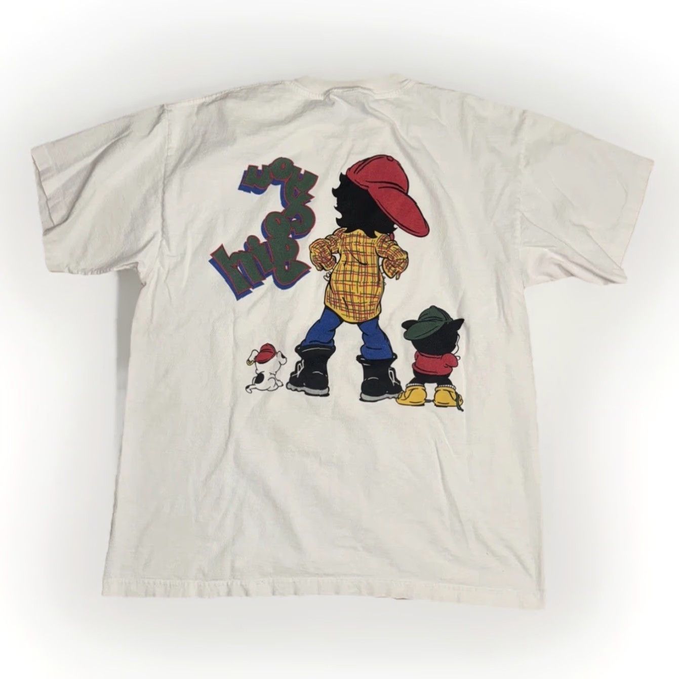 Doublet VINTAGE Betty Boop T-Shirt XL White 90s Unisex Adults Crew Neck Short Sleeve Double-Sided Pudgy Bimbo Logo NJ Croce Cartoon Graphic Go Girl Women Men Size US XL / EU 56 / 4 - 7 Thumbnail