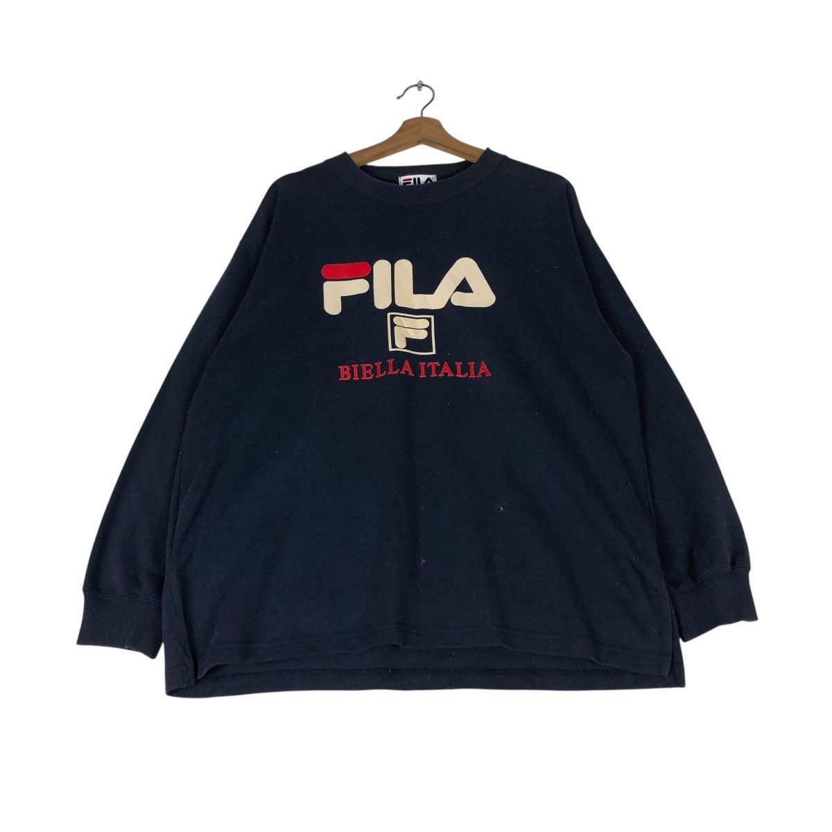 Fila × Japanese Brand 📌Vintage Sweatshirt Fila Big Logo Spell Out Design Size US M / EU 48-50 / 2 - 3 Thumbnail
