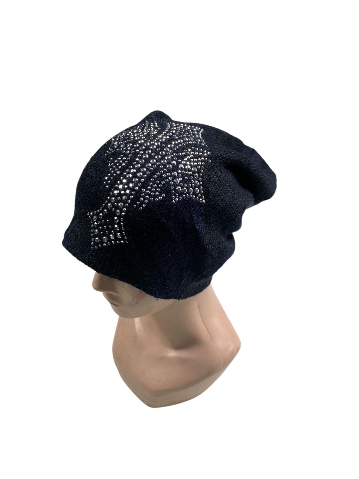 Kapital Japanese punk Bondage Style cross Beanie Hats rare Size ONE SIZE - 3 Thumbnail