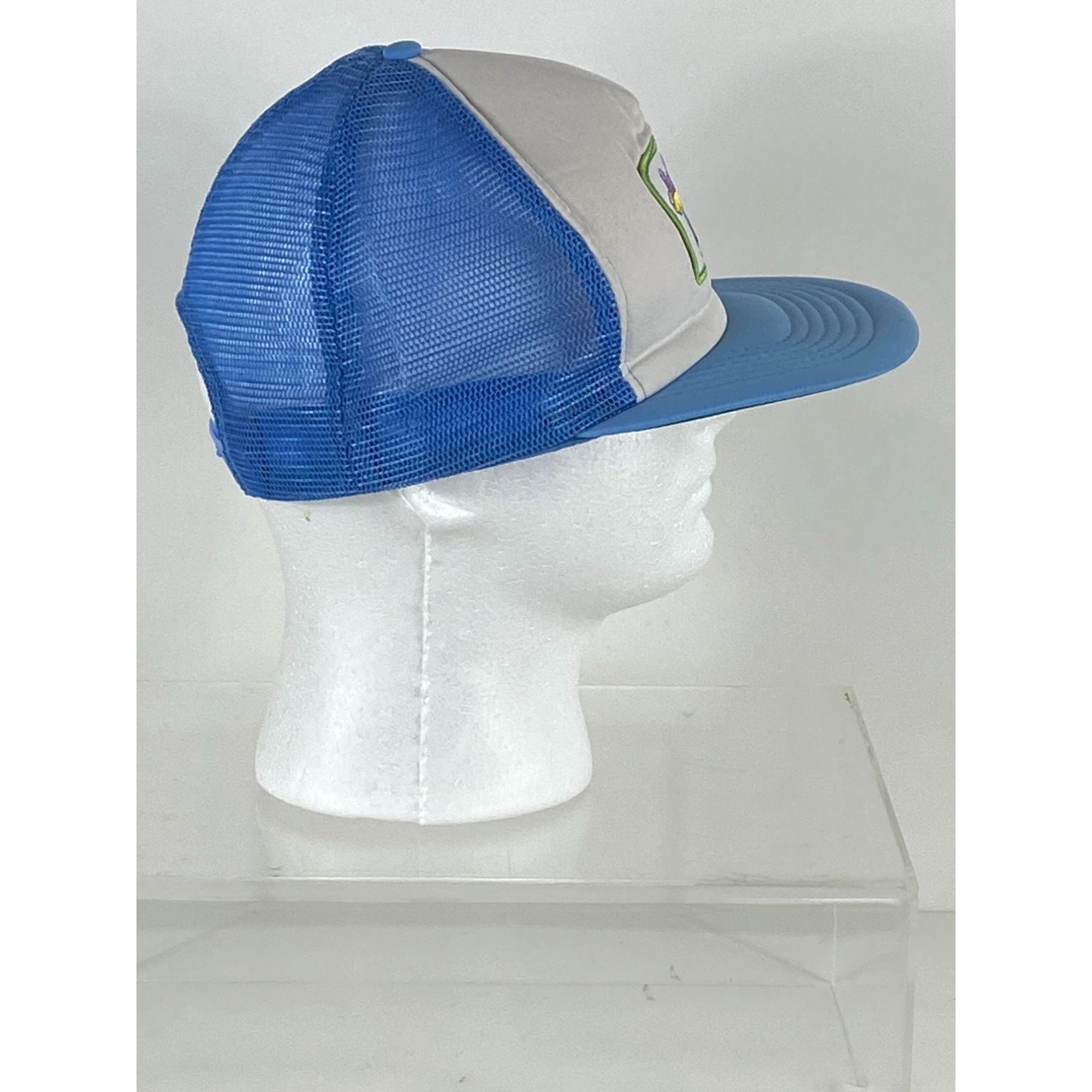 Other × Vintage Vintage Nashville Patched Trucker Mesh Snapback Hat Cap Blue Size ONE SIZE - 3 Thumbnail
