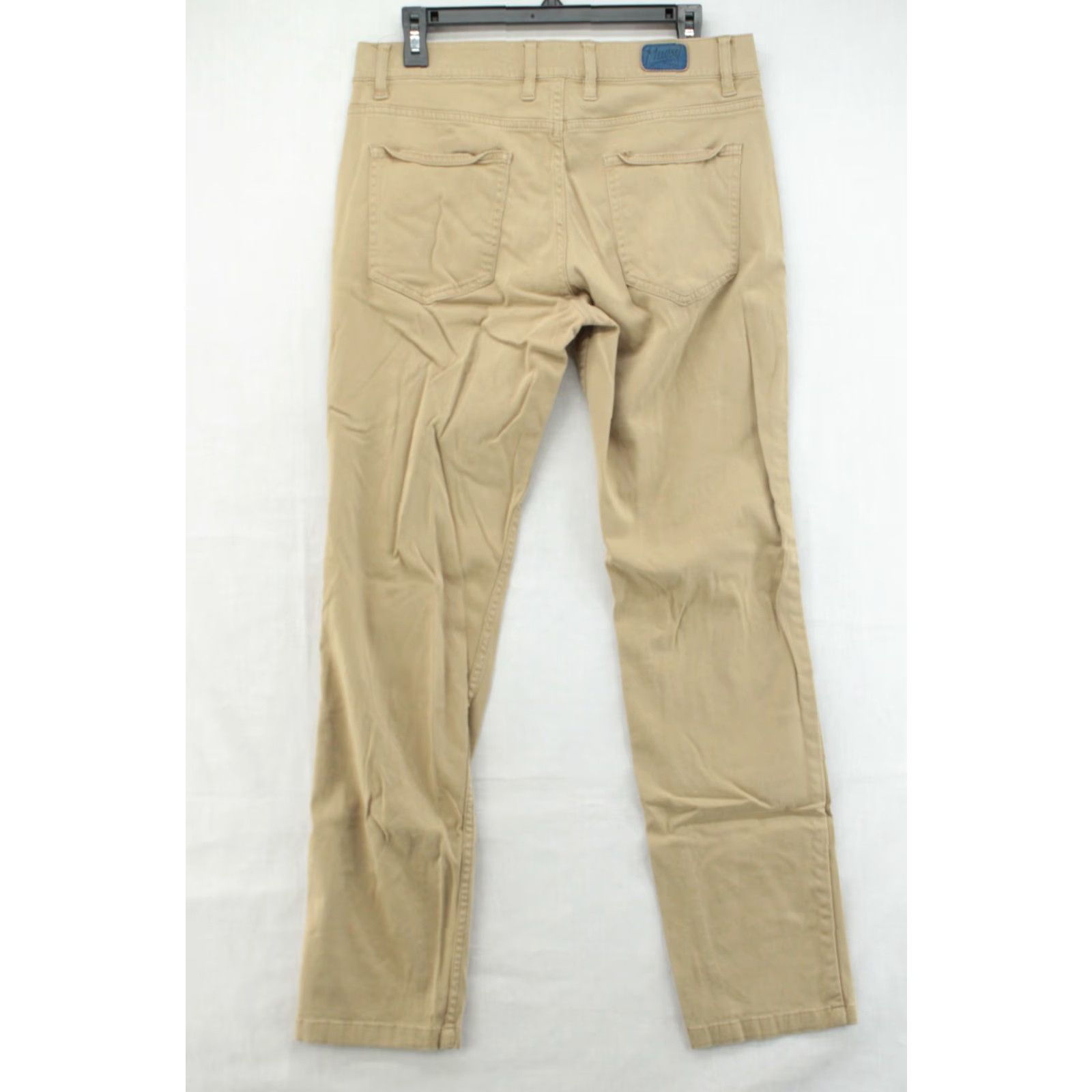 Vintage Mugsy Maxs Pants Mens 32x31 Khaki Chino Flat Front Casual City Preppy Modern Mens Size US 32 / EU 48 - 5 Thumbnail