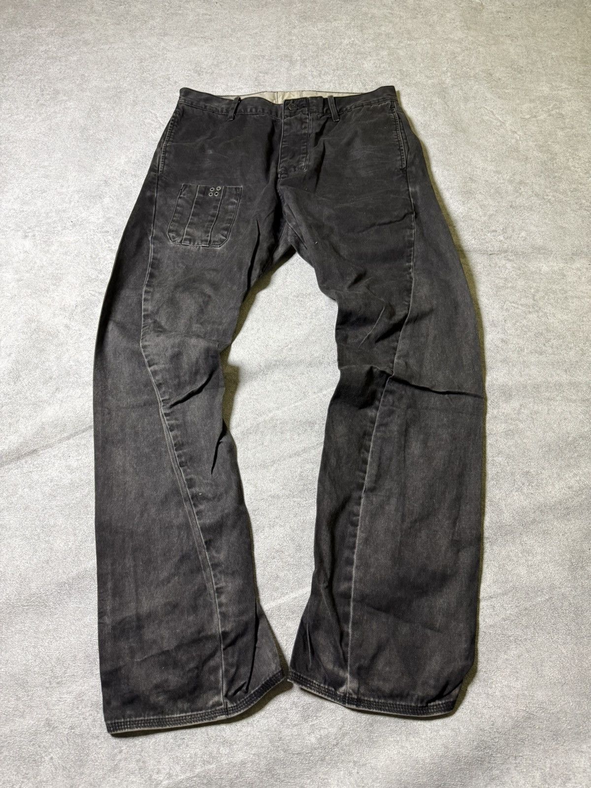 Allsaints Skull Allsaints Rick Owens Style Drop Crotch Jeans Size US 32 / EU 48 - 4 Thumbnail