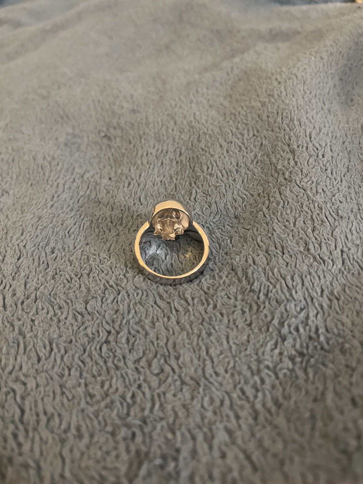 Jewelry Hard Jewelry Silver Hallucinogen Skull Ring Size ONE SIZE - 2 Thumbnail