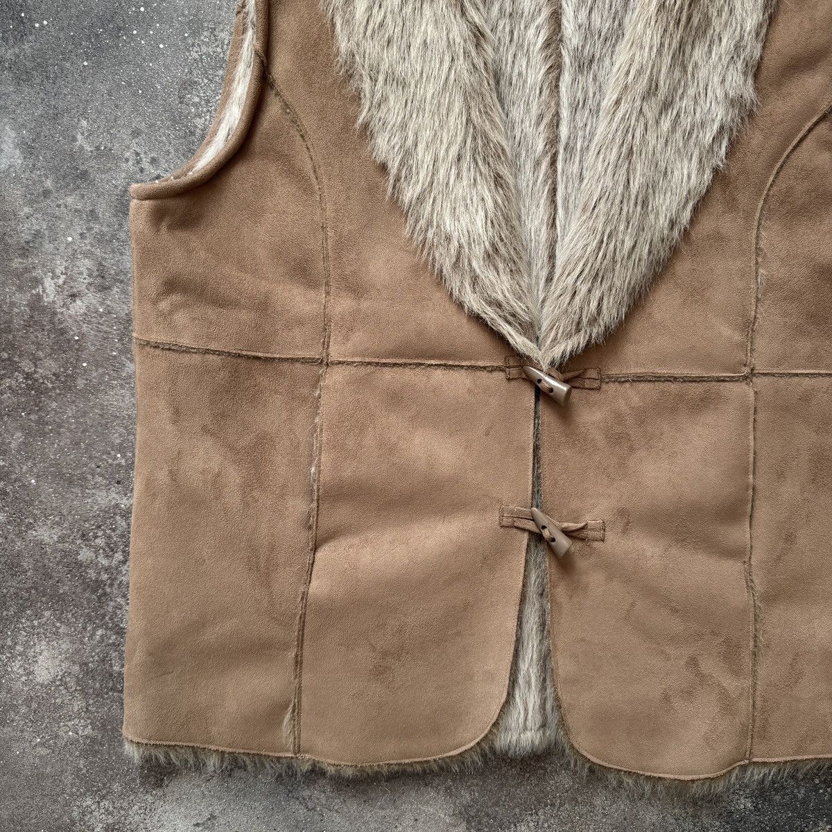 Hysteric Glamour Japan Style Vintage Unisex Faux Fur Shearling Style Vest Size US M / EU 48-50 / 2 - 4 Thumbnail