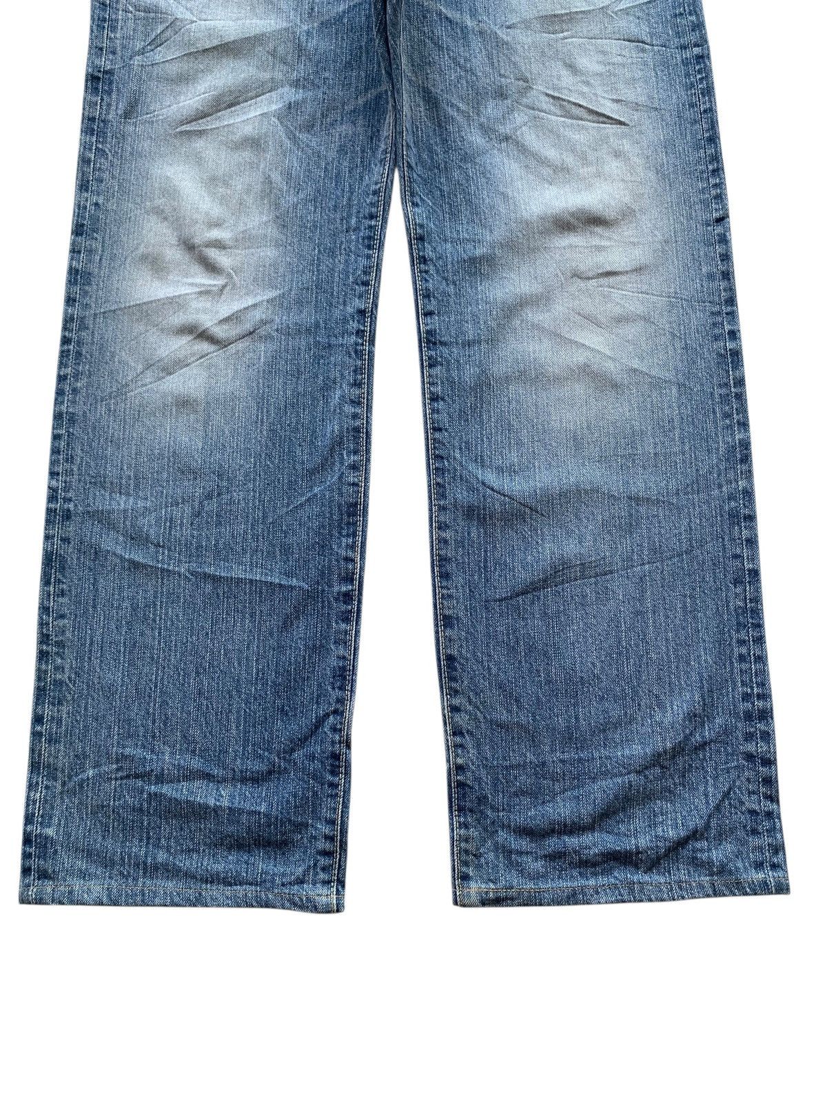 Edwin VINTAGE EDWIN 505Z SELVEDGE RUSTY JAPANESE DISTRESSED DENIM Size US 34 / EU 50 - 7 Thumbnail