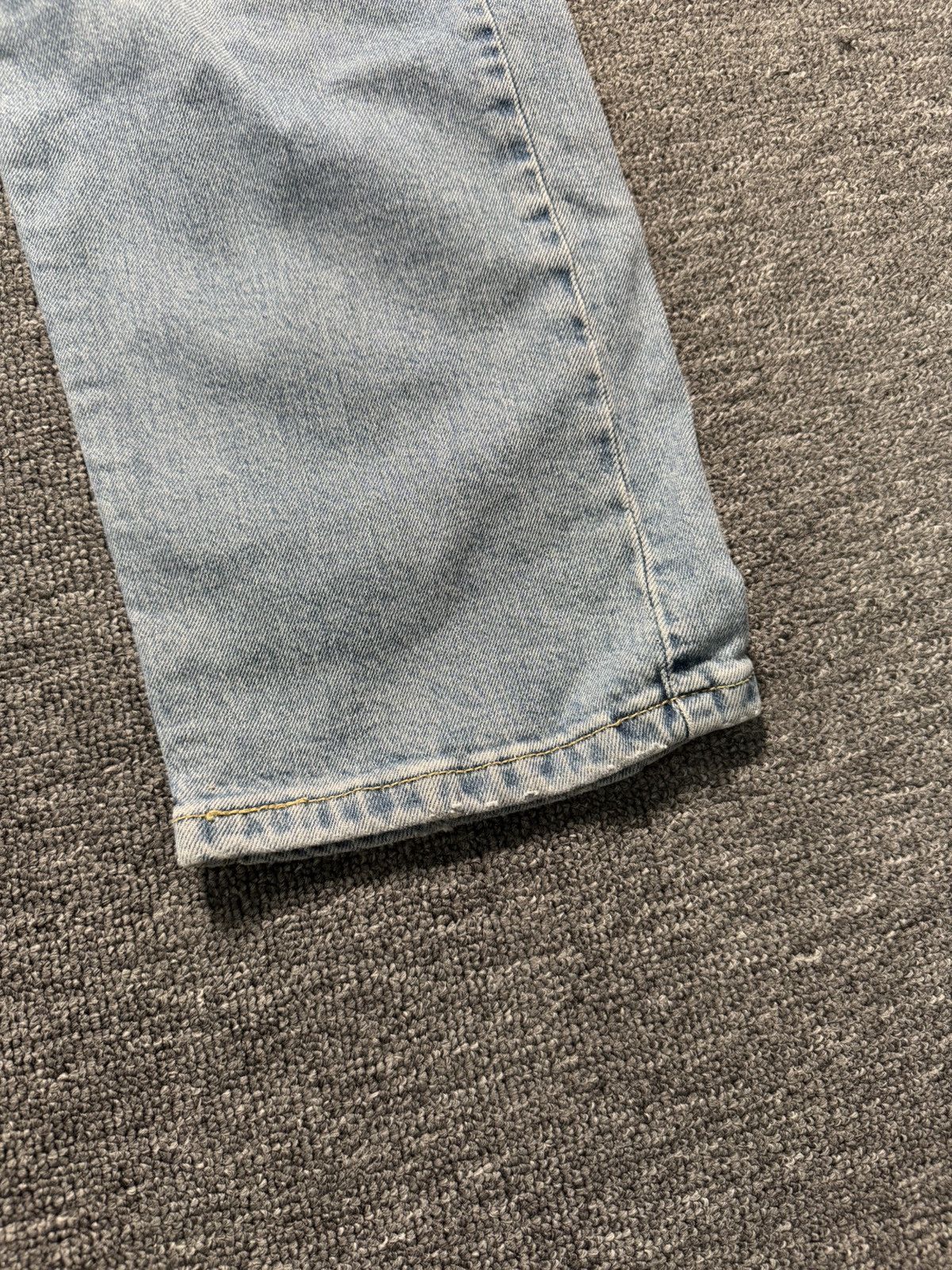 Levi's Levi’s 502 Jeans W36 L32 Light Wash Vintage Distressed Denim Size US 36 / EU 52 - 6 Thumbnail