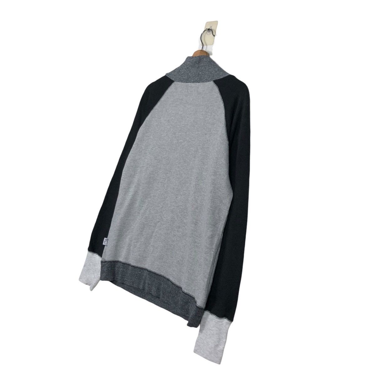 Hysteric Glamour 📌Rich Grey Two Tone Hoodie Pull Over Biker Gym Master Size US L / EU 52-54 / 3 - 11 Thumbnail