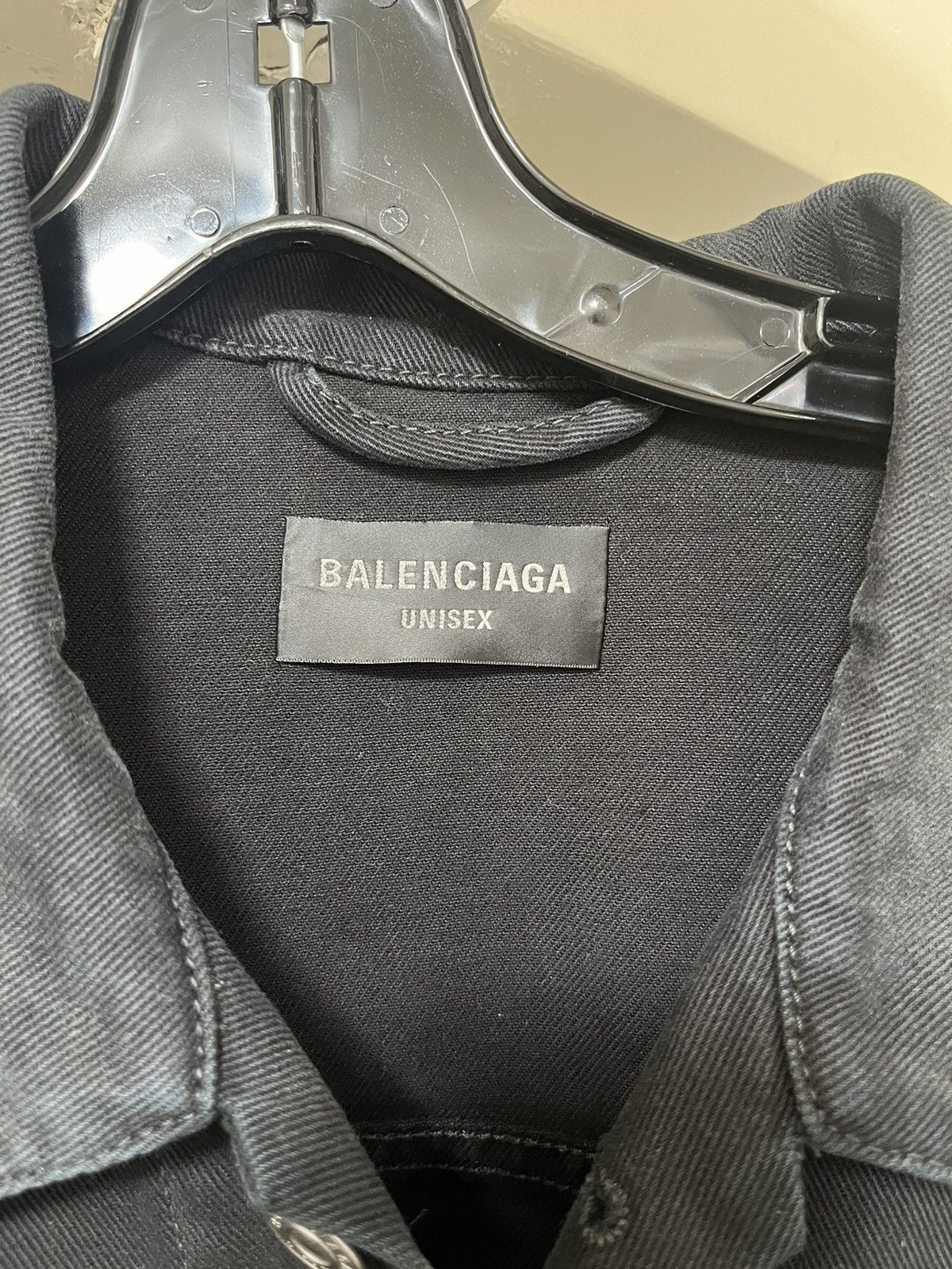 Balenciaga Balenciaga Oversized Denim Jacket Sz XS Size US XS / EU 42 / 0 - 4 Thumbnail