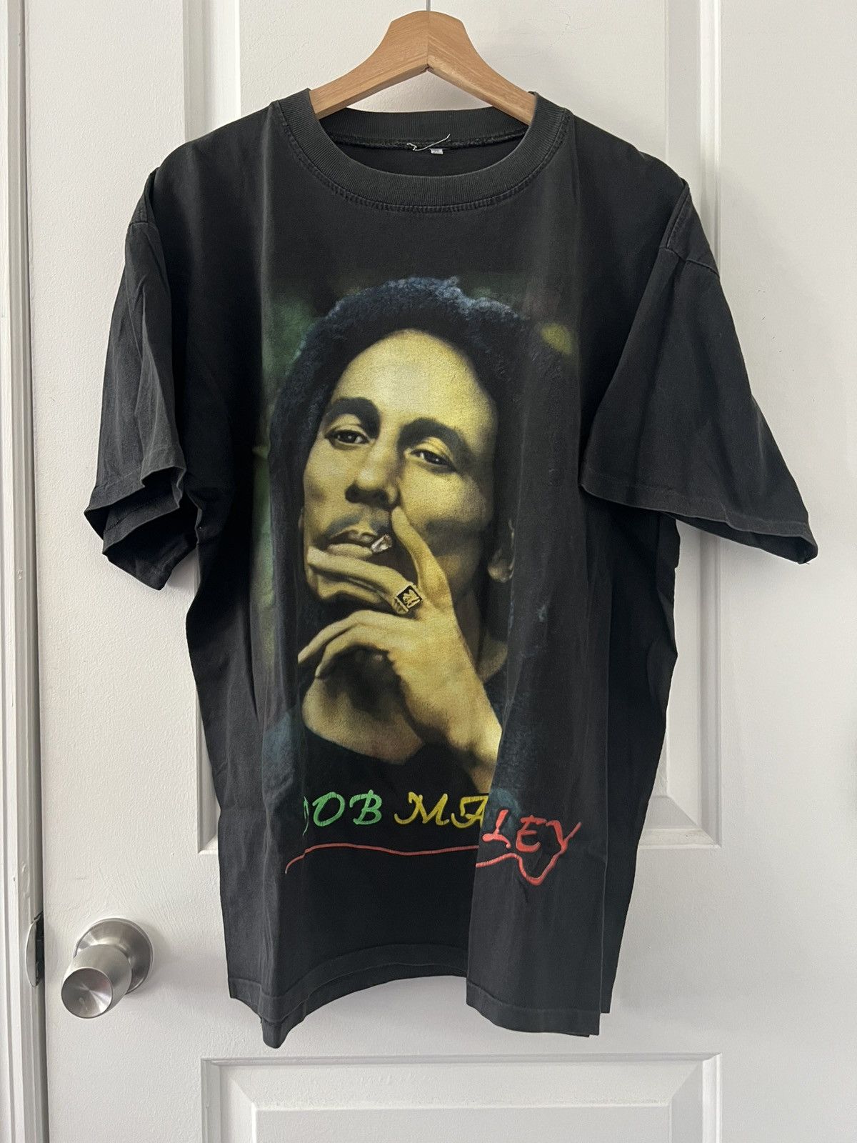 Vintage Vintage Bob Marley T shirt Size US XL / EU 56 / 4 - 1 Thumbnail