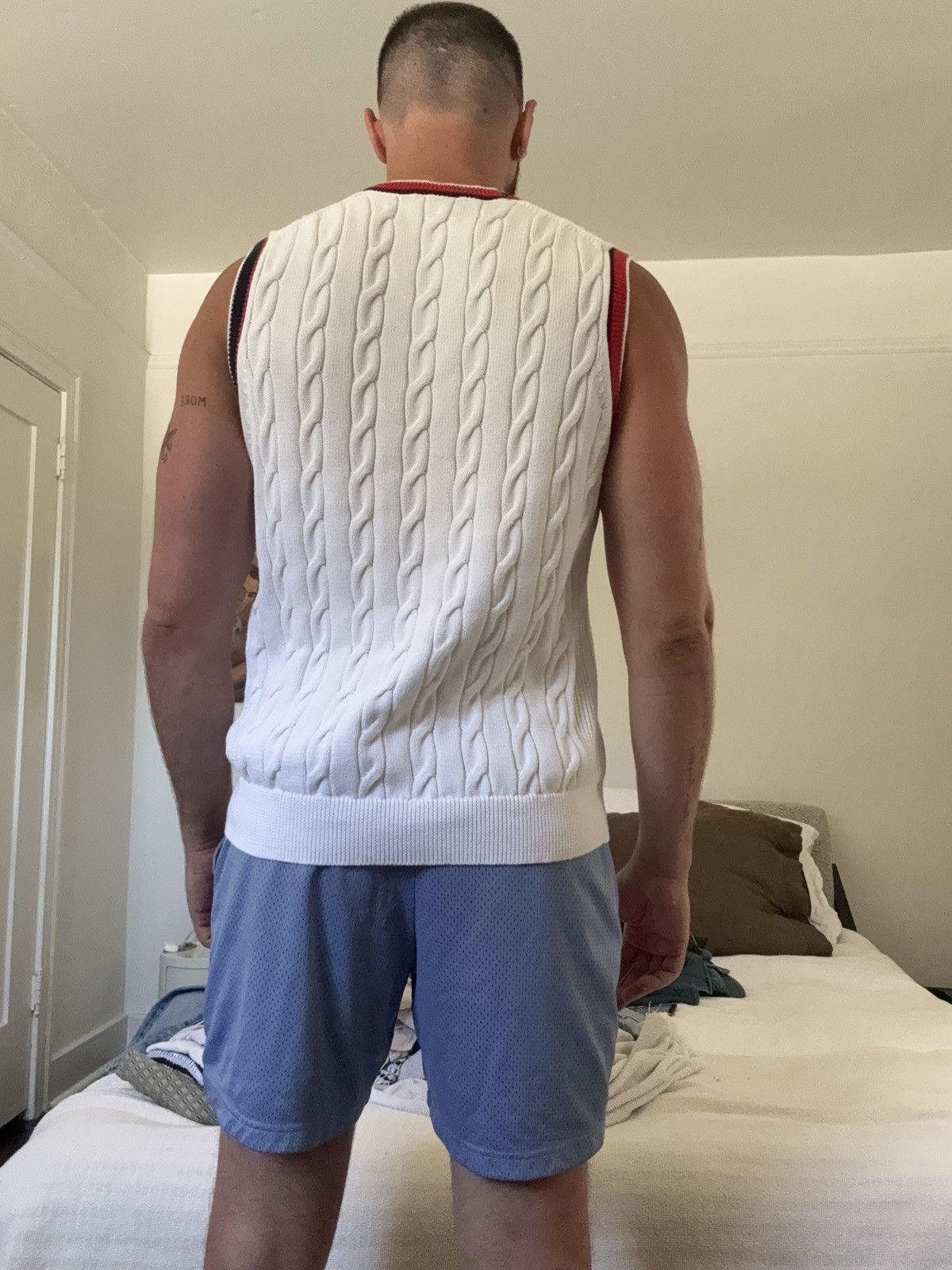 Brooks Brothers Fila x Brooks Brothers Sleeveless Sweater Size US L / EU 52-54 / 3 - 3 Thumbnail