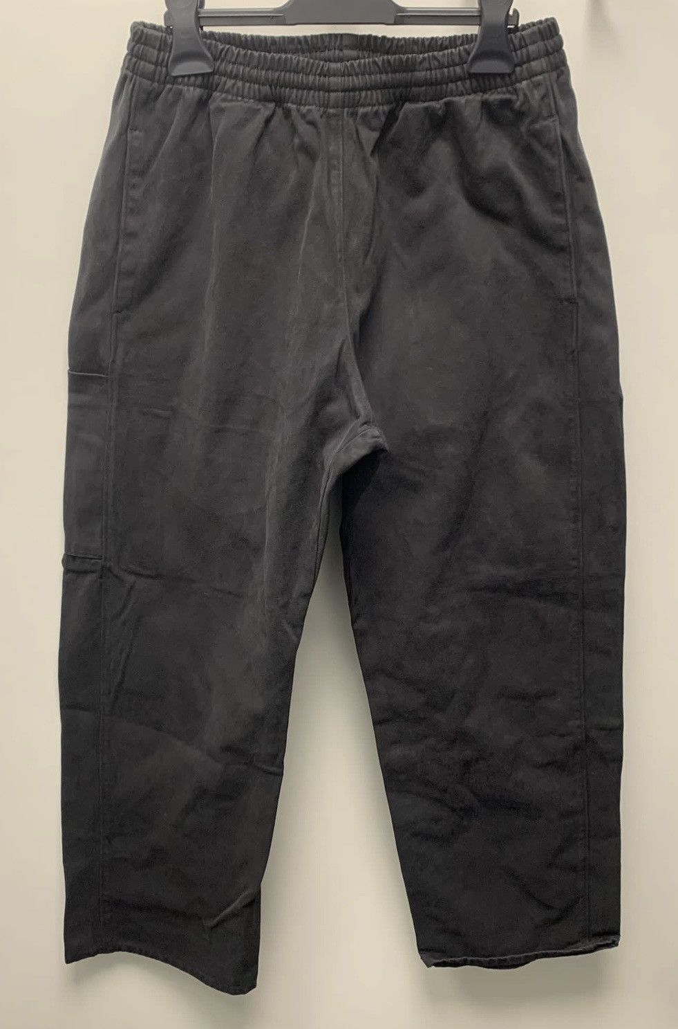 Image of Yeezy X Gap Unreleased Satin Cargo Pants in Black, Men's (Size 30)