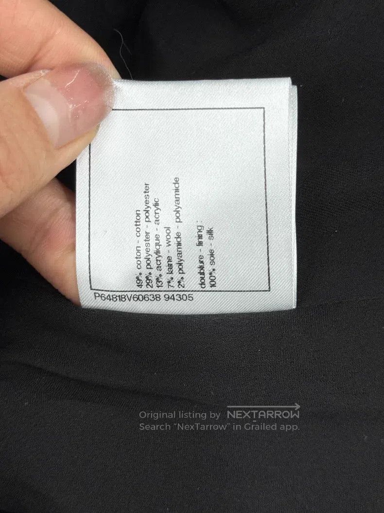 Chanel Chanel Two-pocket small black coat Size XS / US 0-2 / IT 36-38 - 7 Thumbnail
