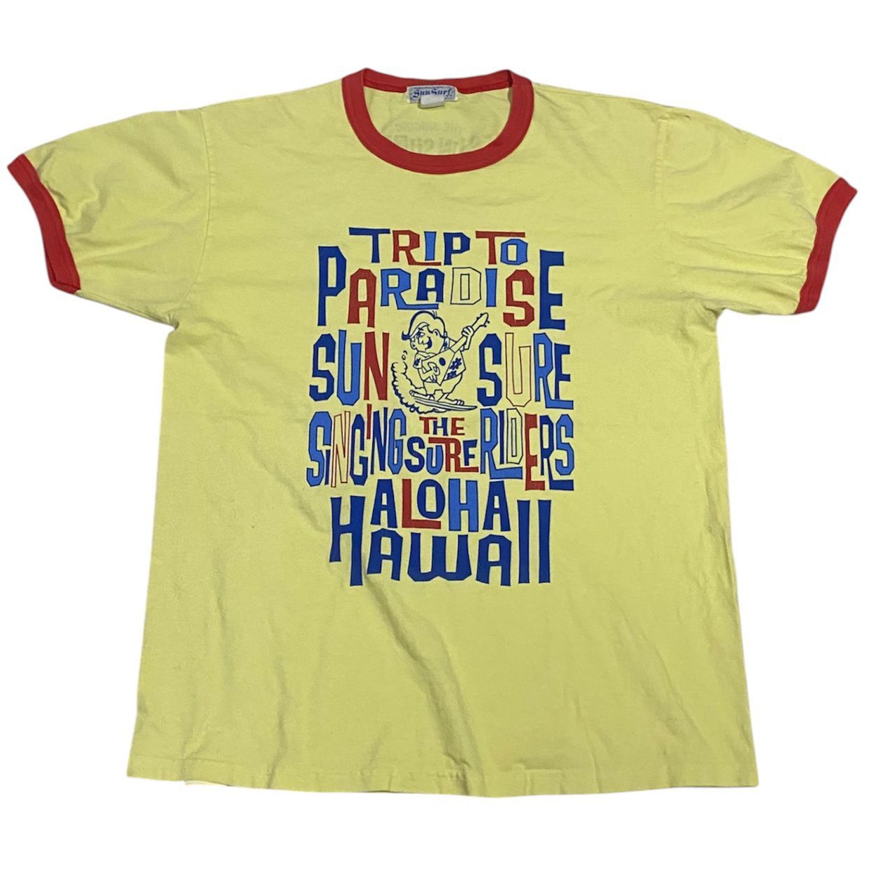 Sun Surf Sun Surf x Toyo Enterprise Hawaiian Graphic Ringer T-Shirt Size US L / EU 52-54 / 3 - 1 Thumbnail