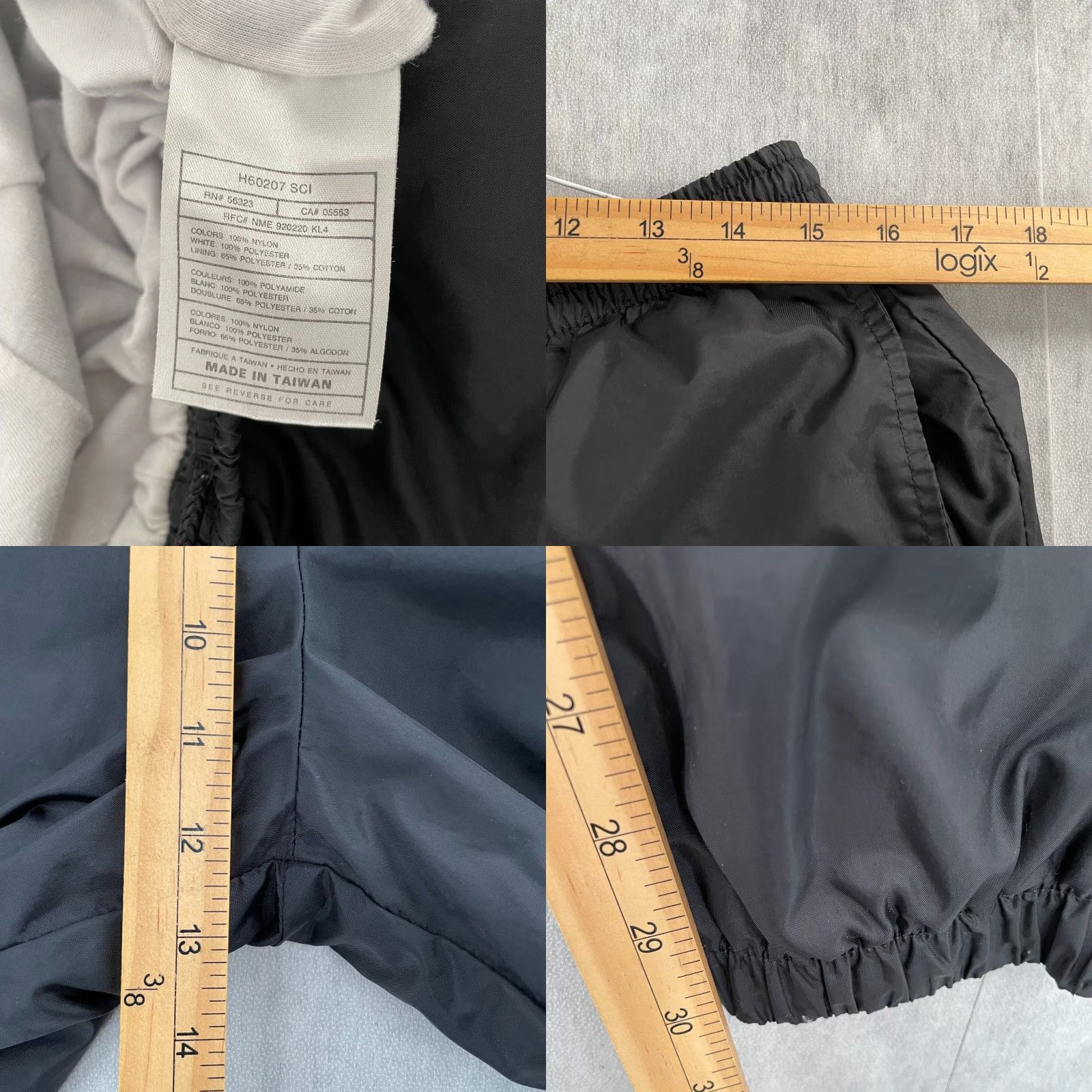 Nike VINTAGE Nike Track Pants Adult Medium Black Athletic Swoosh Logo Casual Men Size US 31 - 8 Thumbnail