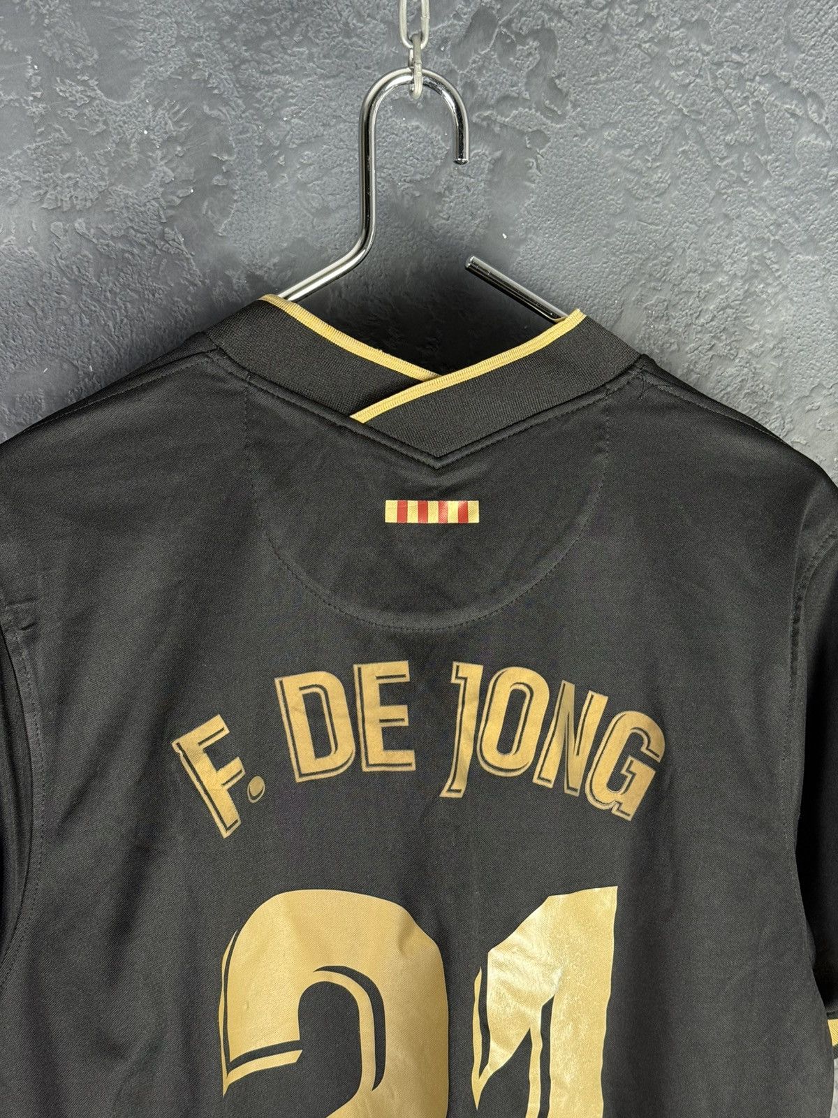 Nike Nike Frenkie de Jong Black Barcelona 2020/21 Away Jersey Size US XL / EU 56 / 4 - 5 Thumbnail