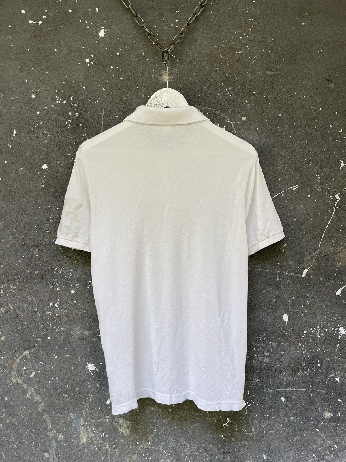 Y-3 Y-3 Adidas Yohji Yamamoto White Polo T-Shirt Size US S / EU 44-46 / 1 - 5 Thumbnail